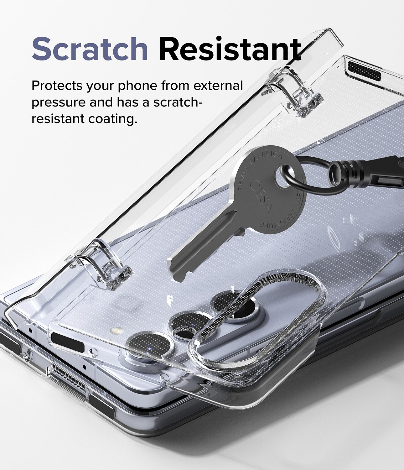 Samsung Galaxy Z Fold 5 Slim Hinge Case Clear