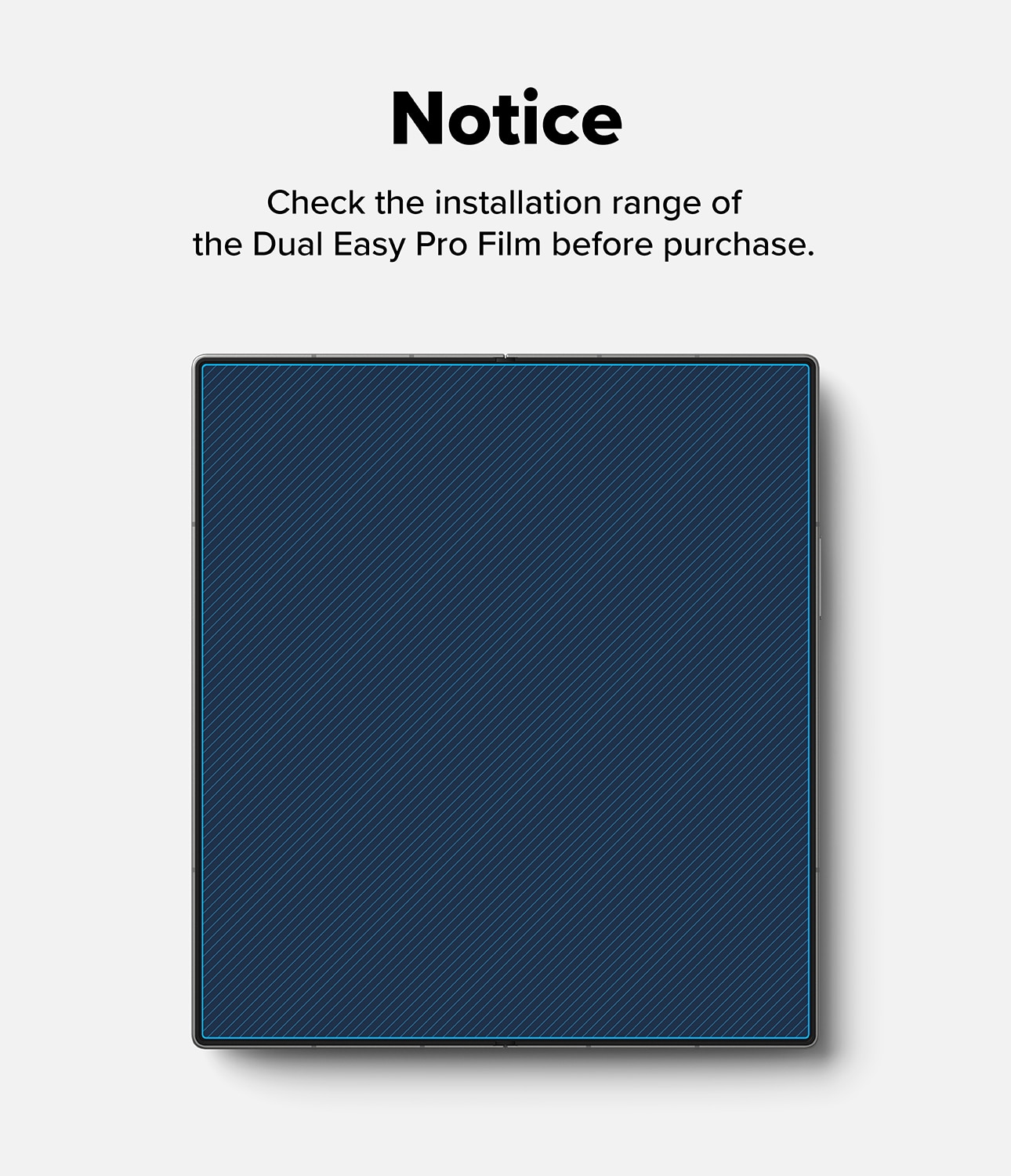 Samsung Galaxy Z Fold 7 Dual Easy Pro Screen Protector (2-pack)