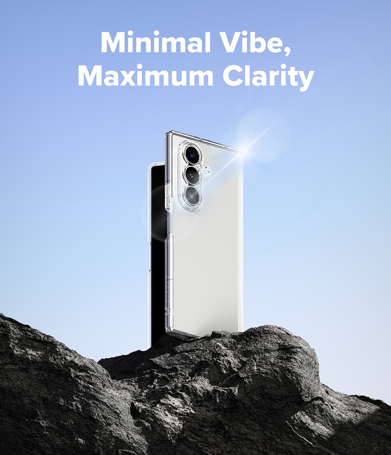 Samsung Galaxy Z Fold 7 Fusion Case Clear