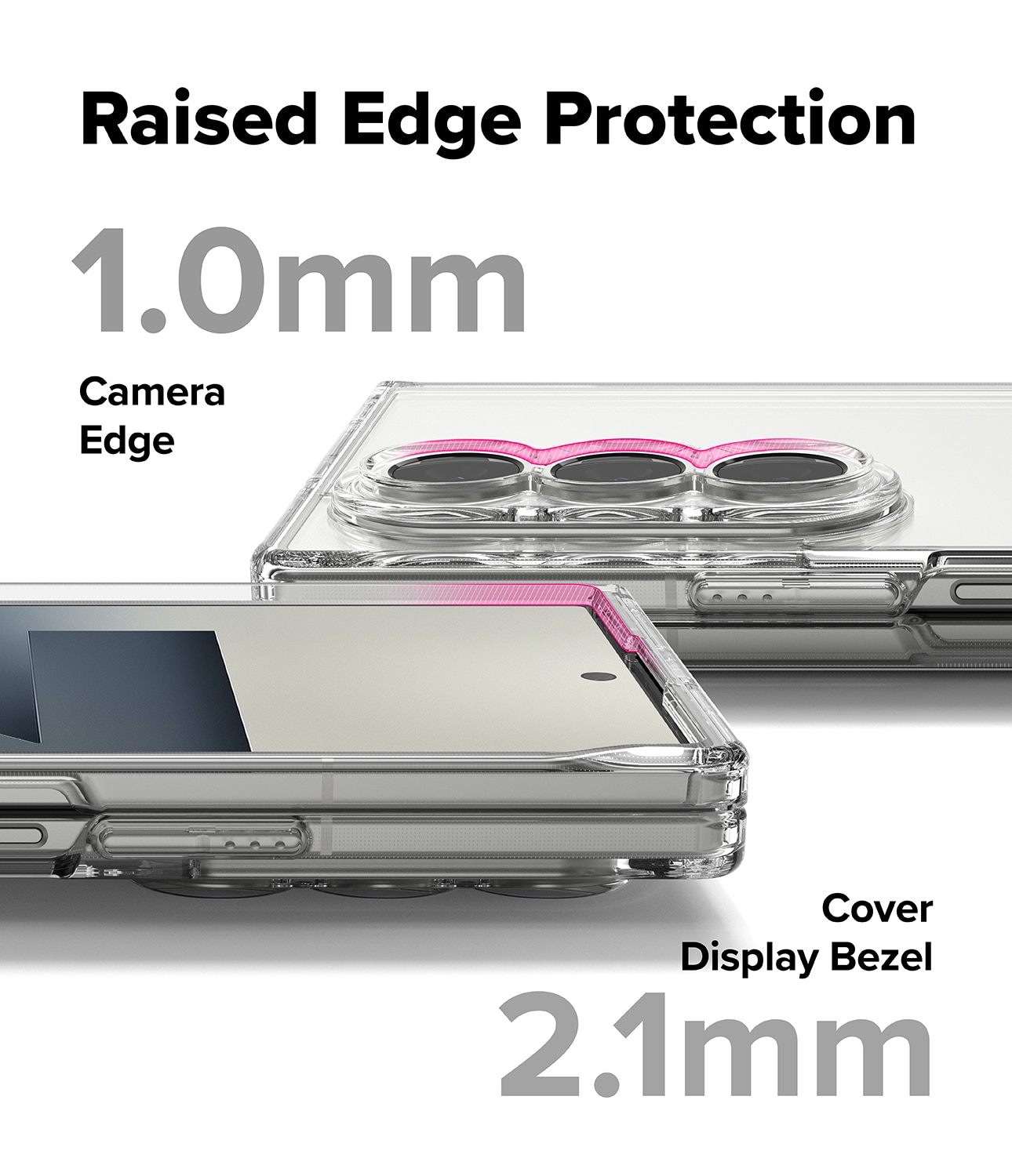 Samsung Galaxy Z Fold 7 Fusion Case Clear