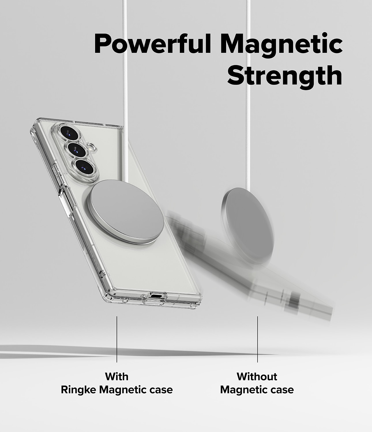 Samsung Galaxy Z Fold 7 Fusion Magnetic Case Transparent