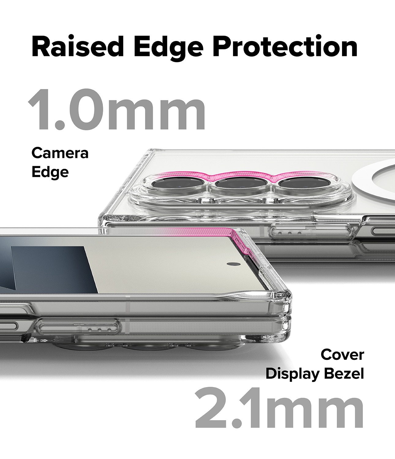Samsung Galaxy Z Fold 7 Fusion Magnetic Case Transparent