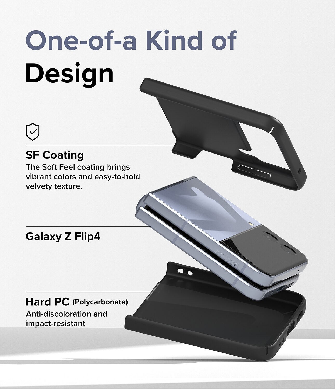 Samsung Galaxy Z Flip 4 Slim Case Black