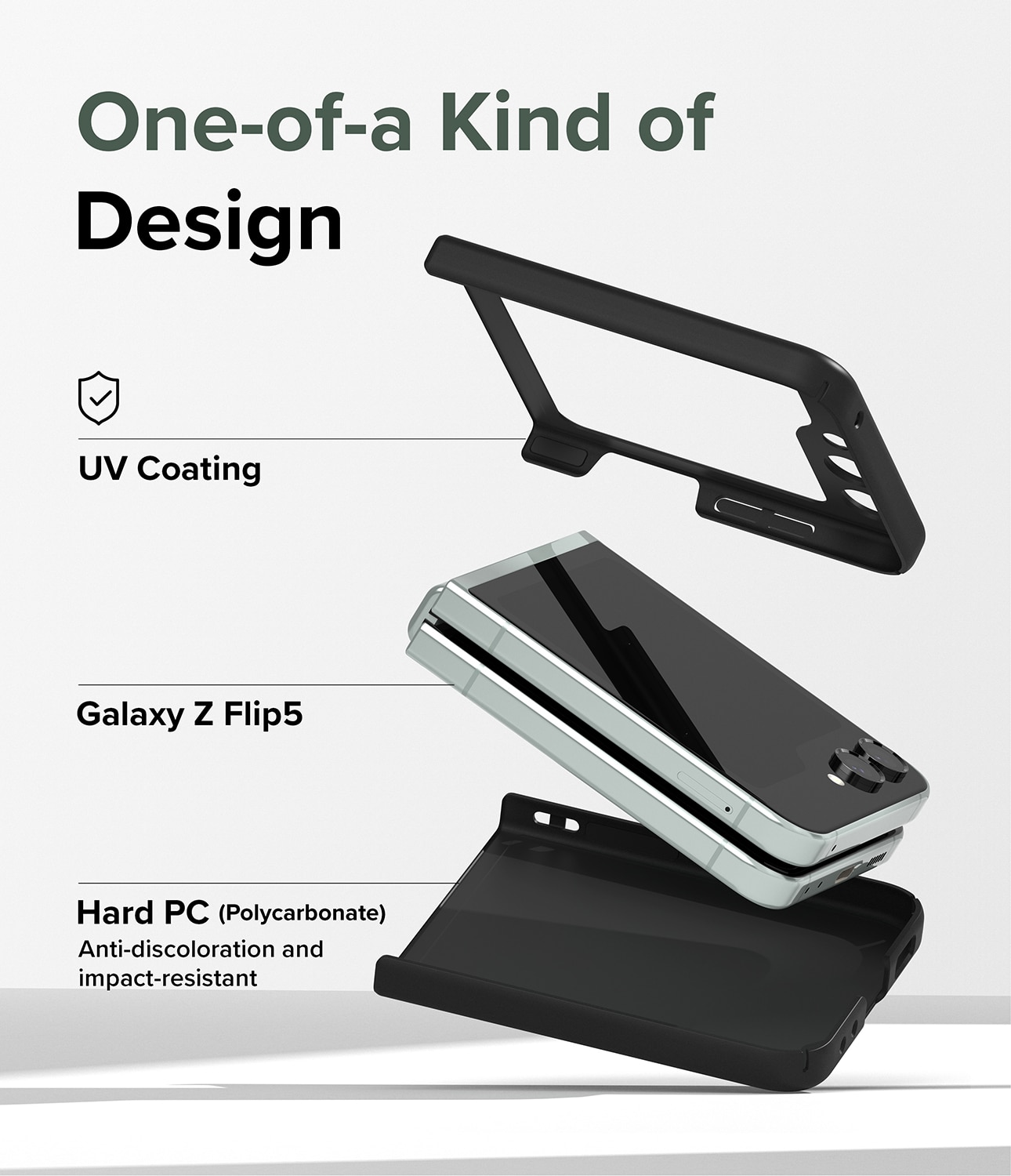 Samsung Galaxy Z Flip 5 Slim Case Black