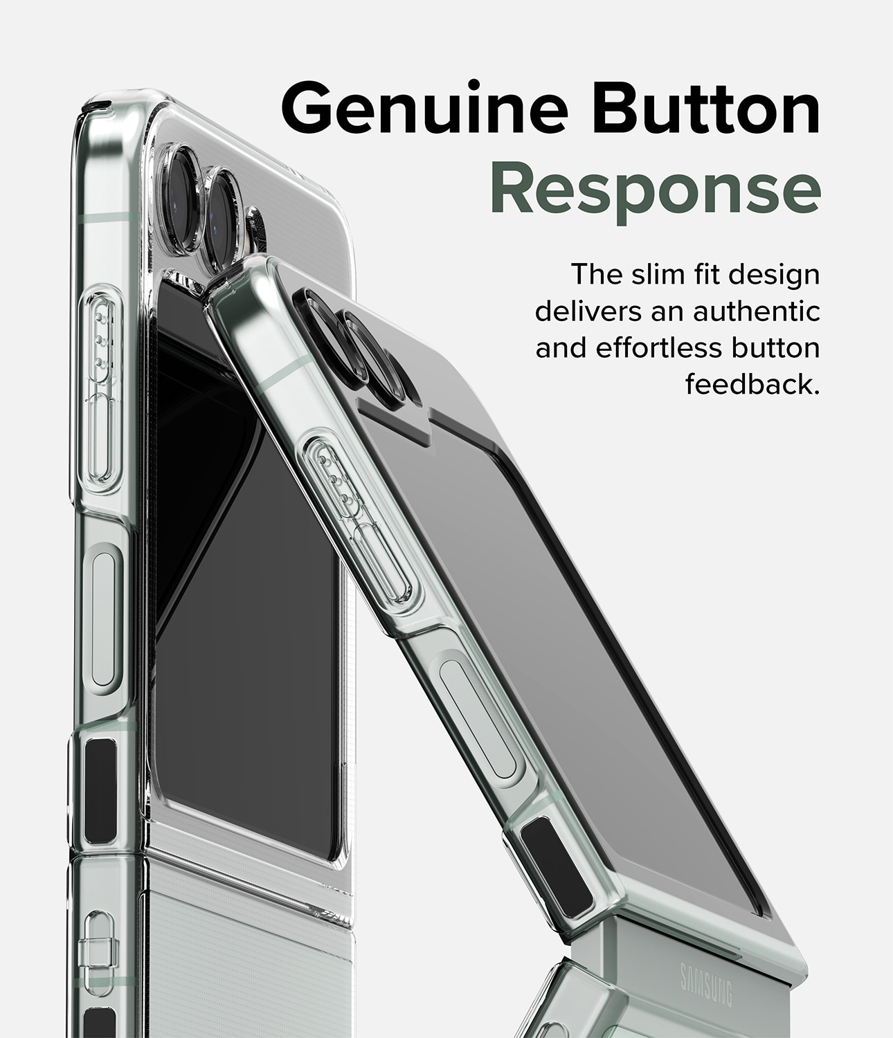 Samsung Galaxy Z Flip 5 Slim Case Clear