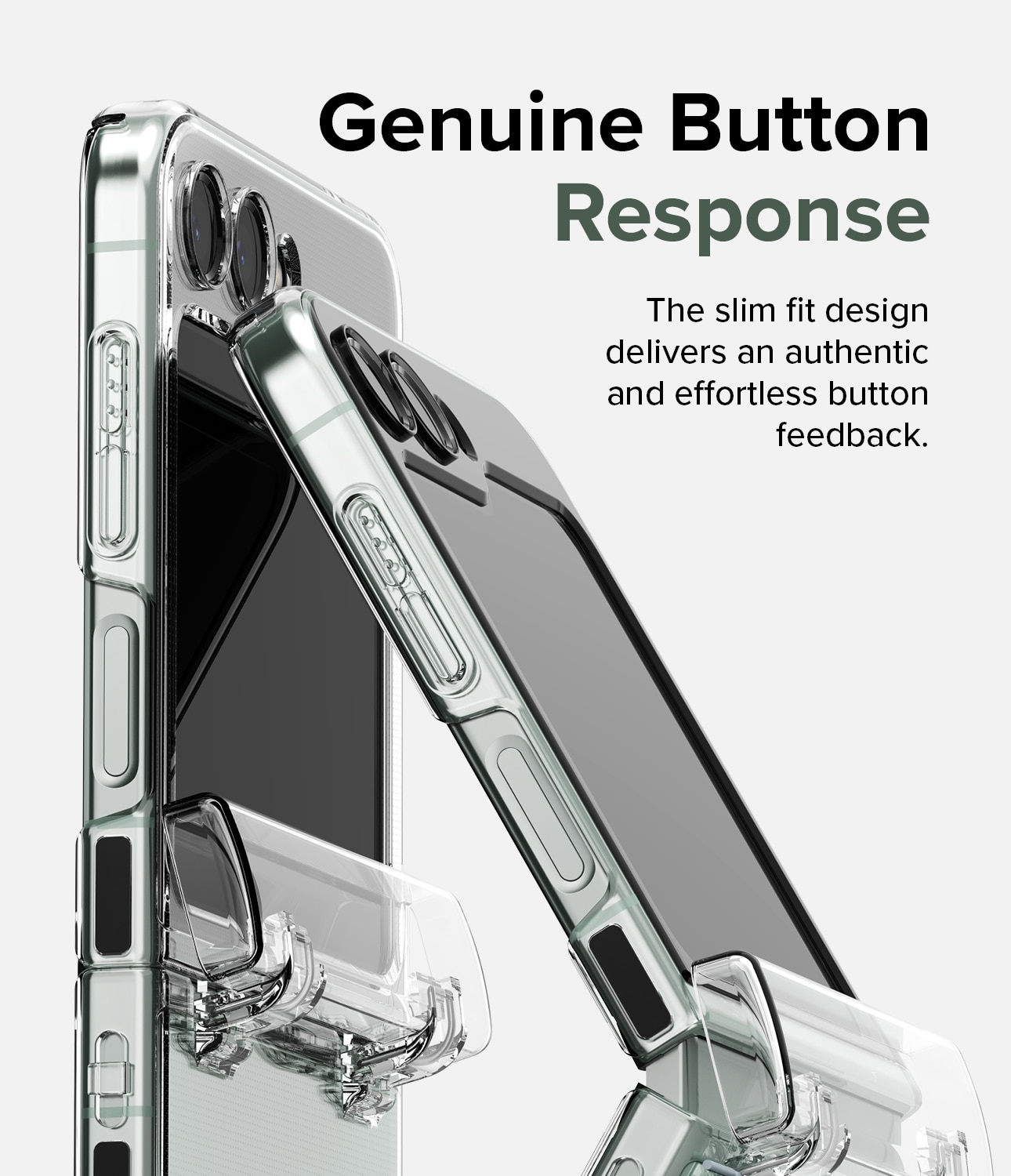 Samsung Galaxy Z Flip 5 Slim Hinge Case Clear