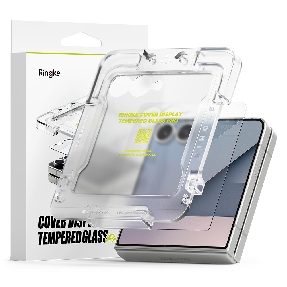 Samsung Galaxy Z Flip 7 Cover Display Tempered Glass Pro (2-pack)