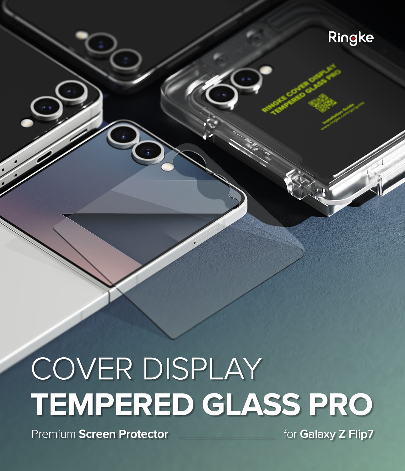 Samsung Galaxy Z Flip 7 Cover Display Tempered Glass Pro (2-pack)