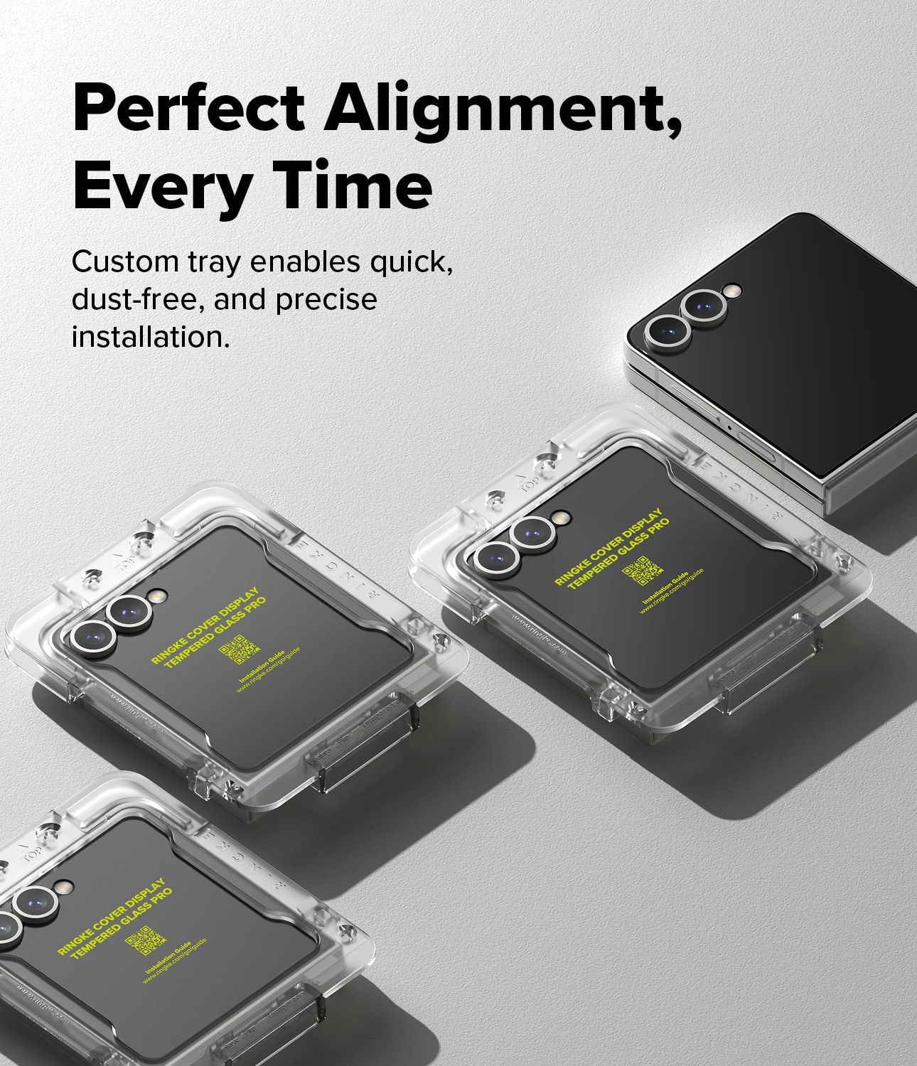Samsung Galaxy Z Flip 7 Cover Display Tempered Glass Pro (2-pack)