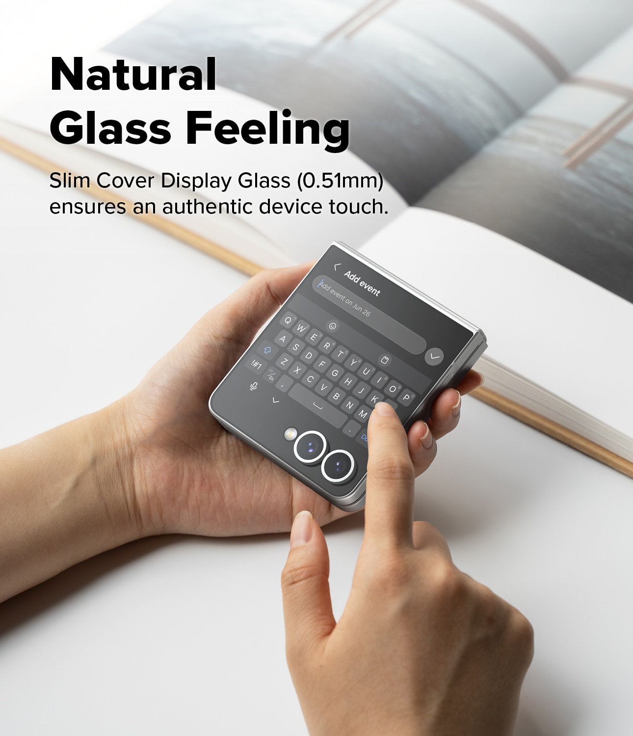 Samsung Galaxy Z Flip 7 Cover Display Tempered Glass Pro (2-pack)
