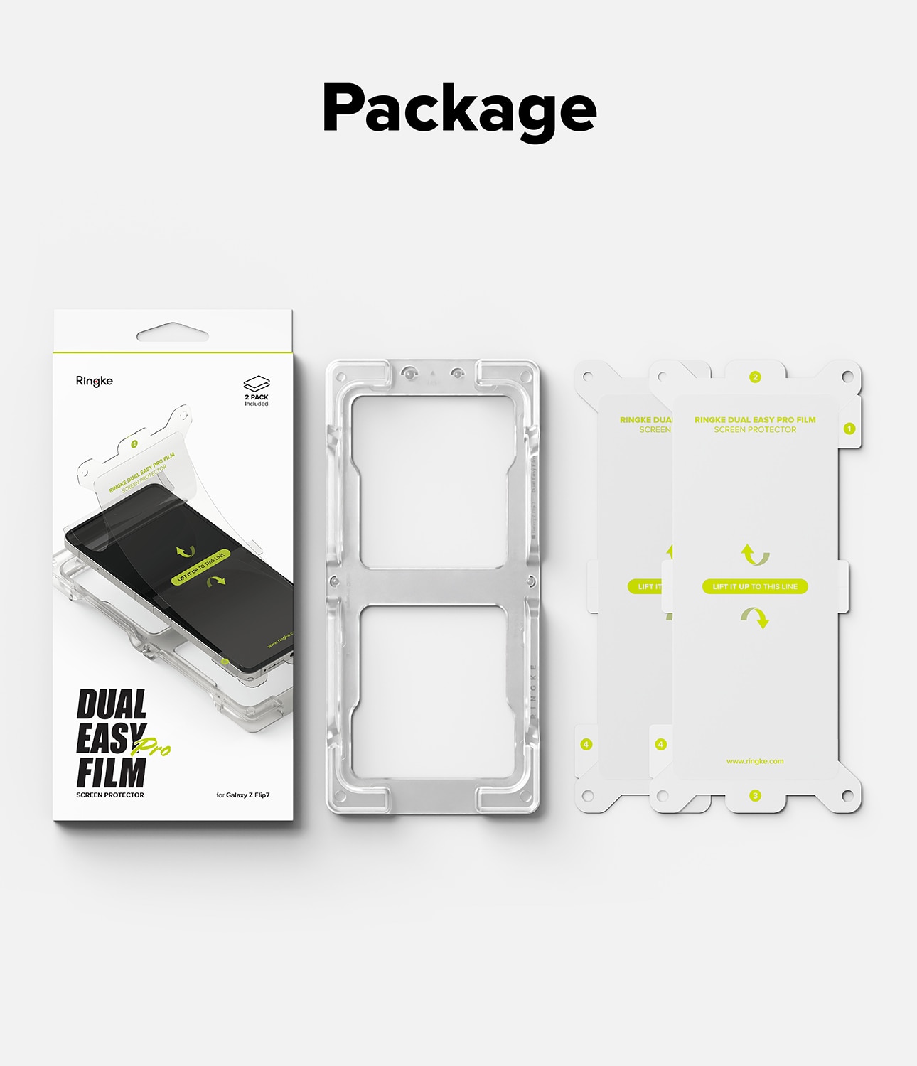Samsung Galaxy Z Flip 7 Dual Easy Pro Screen Protector (2-pack)