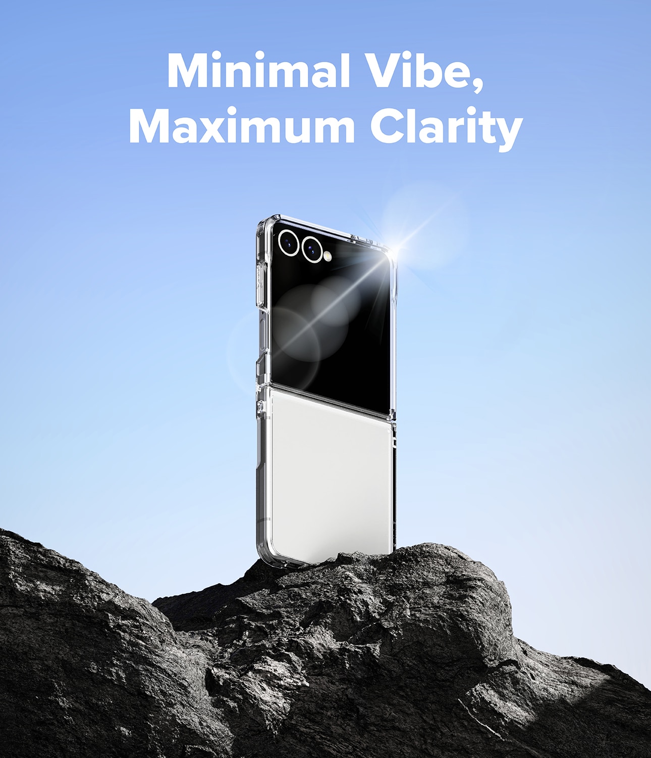 Samsung Galaxy Z Flip 7 Fusion Case Clear