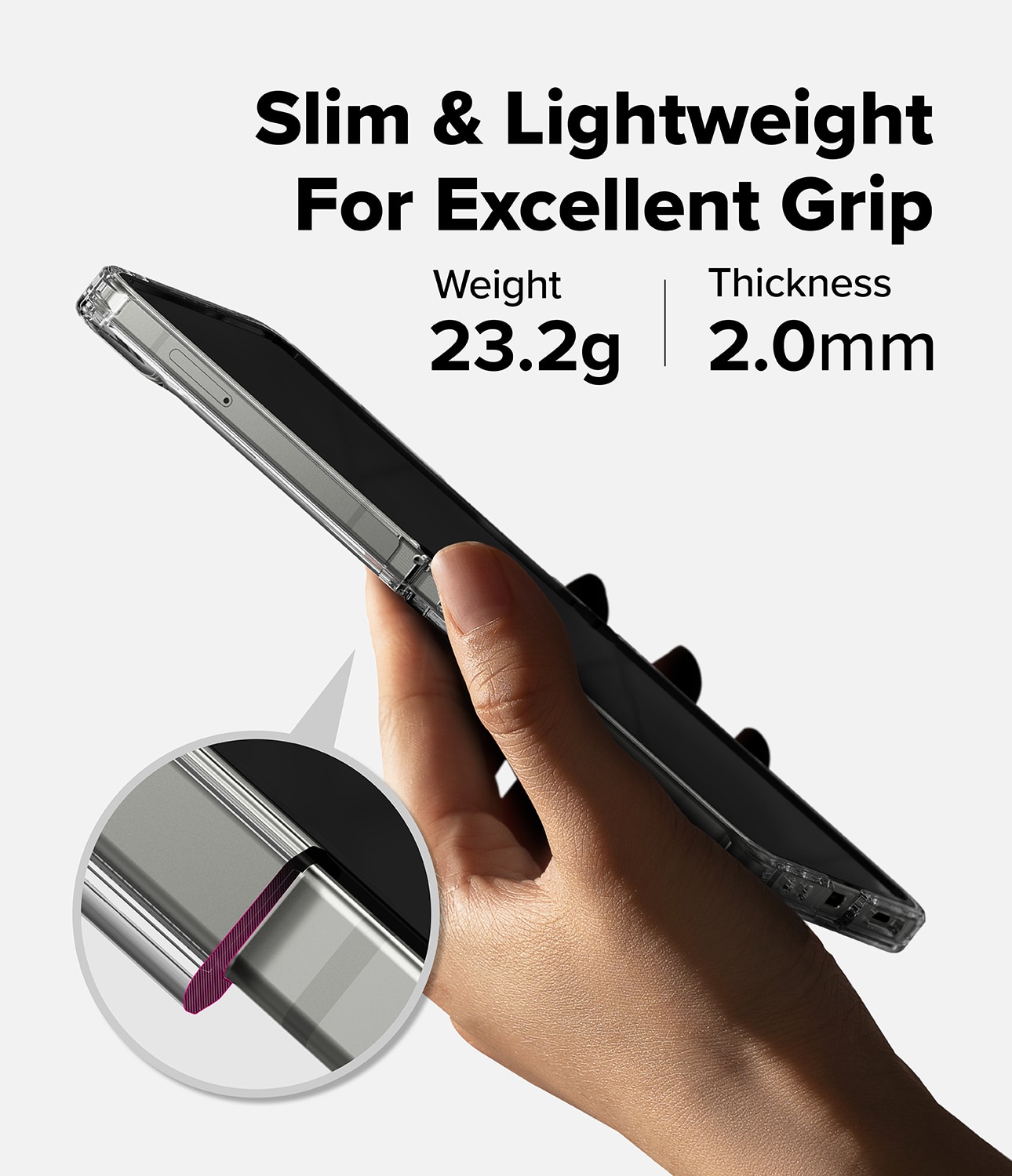 Samsung Galaxy Z Flip 7 Fusion Case Clear