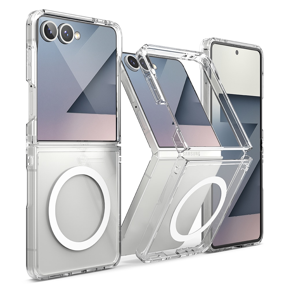 Samsung Galaxy Z Flip 7 Fusion Magnetic Case Transparent