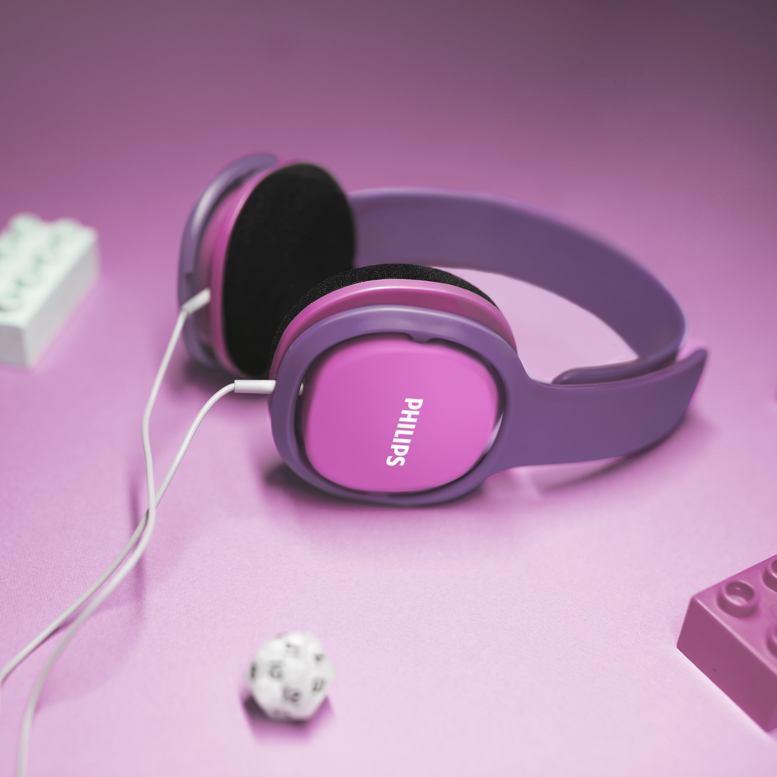 SHK2000 On-Ear Kids Headphones Pink/Purple