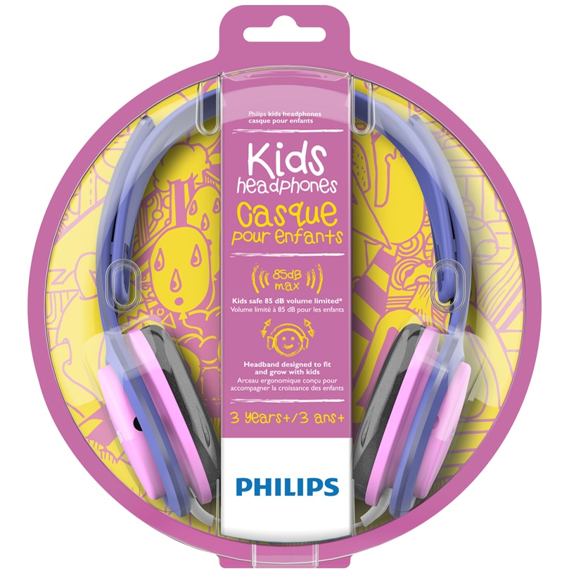 SHK2000 On-Ear Kids Headphones Pink/Purple
