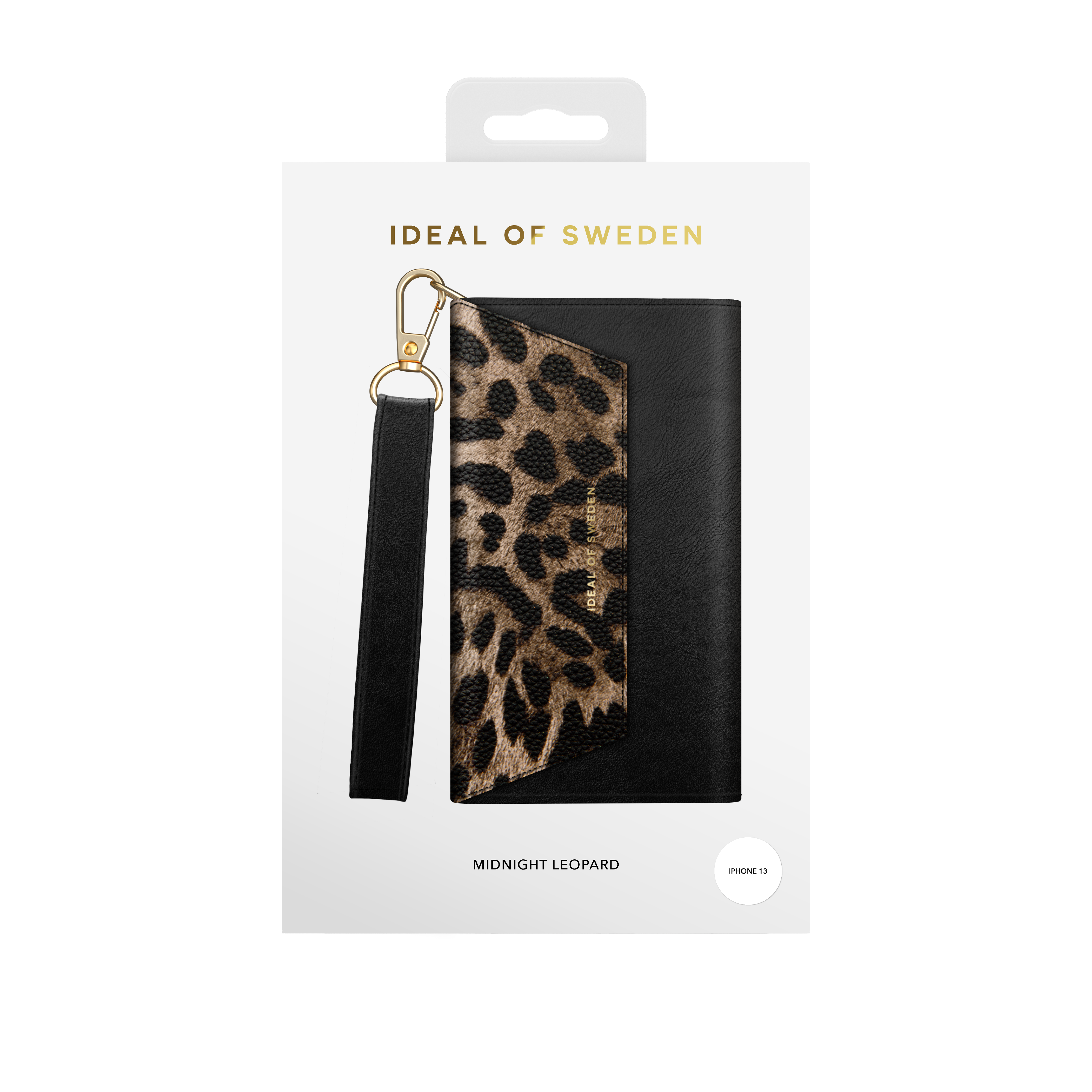 iPhone 13 Cassette Clutch Midnight Leopard