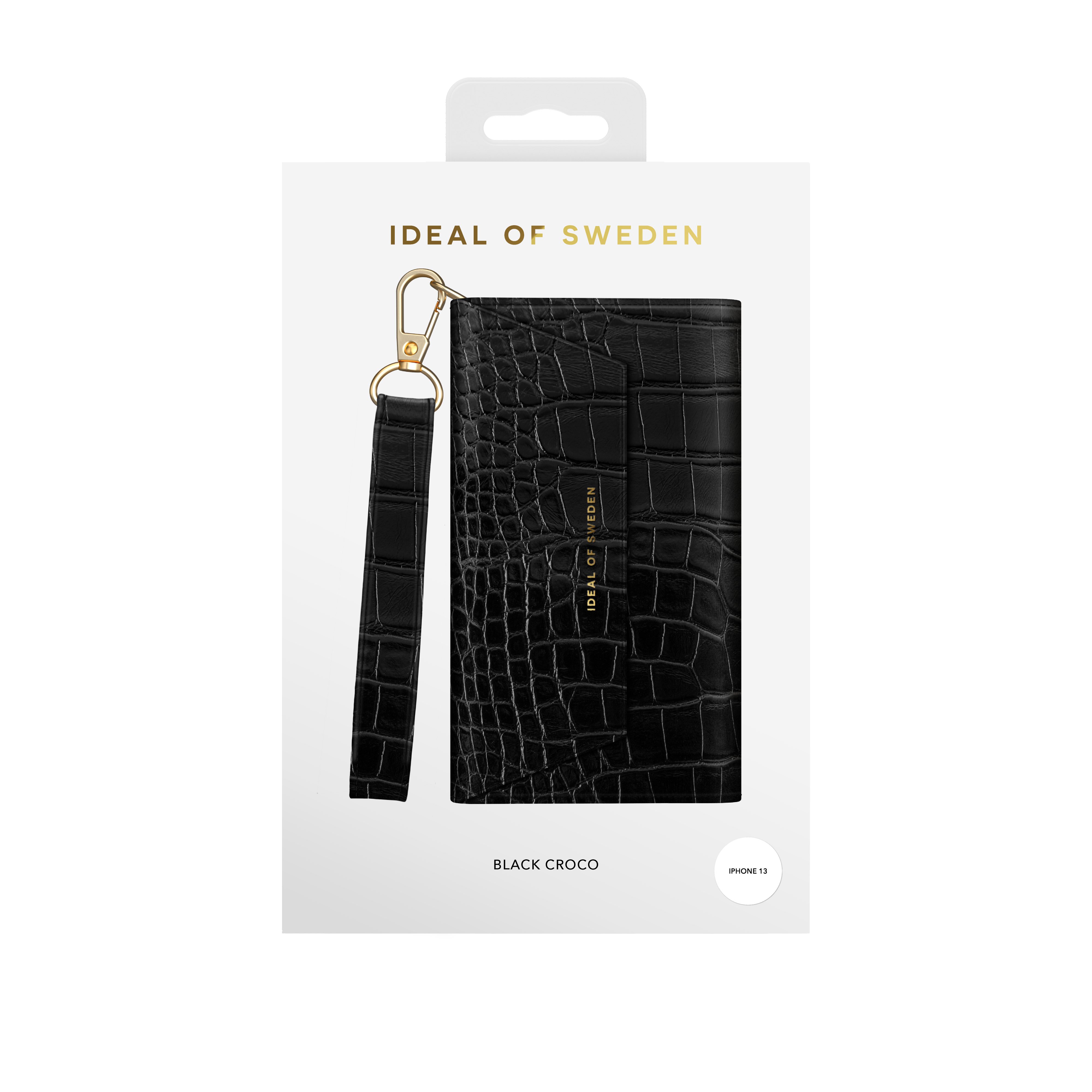 iPhone 13 Cassette Clutch Black Croco