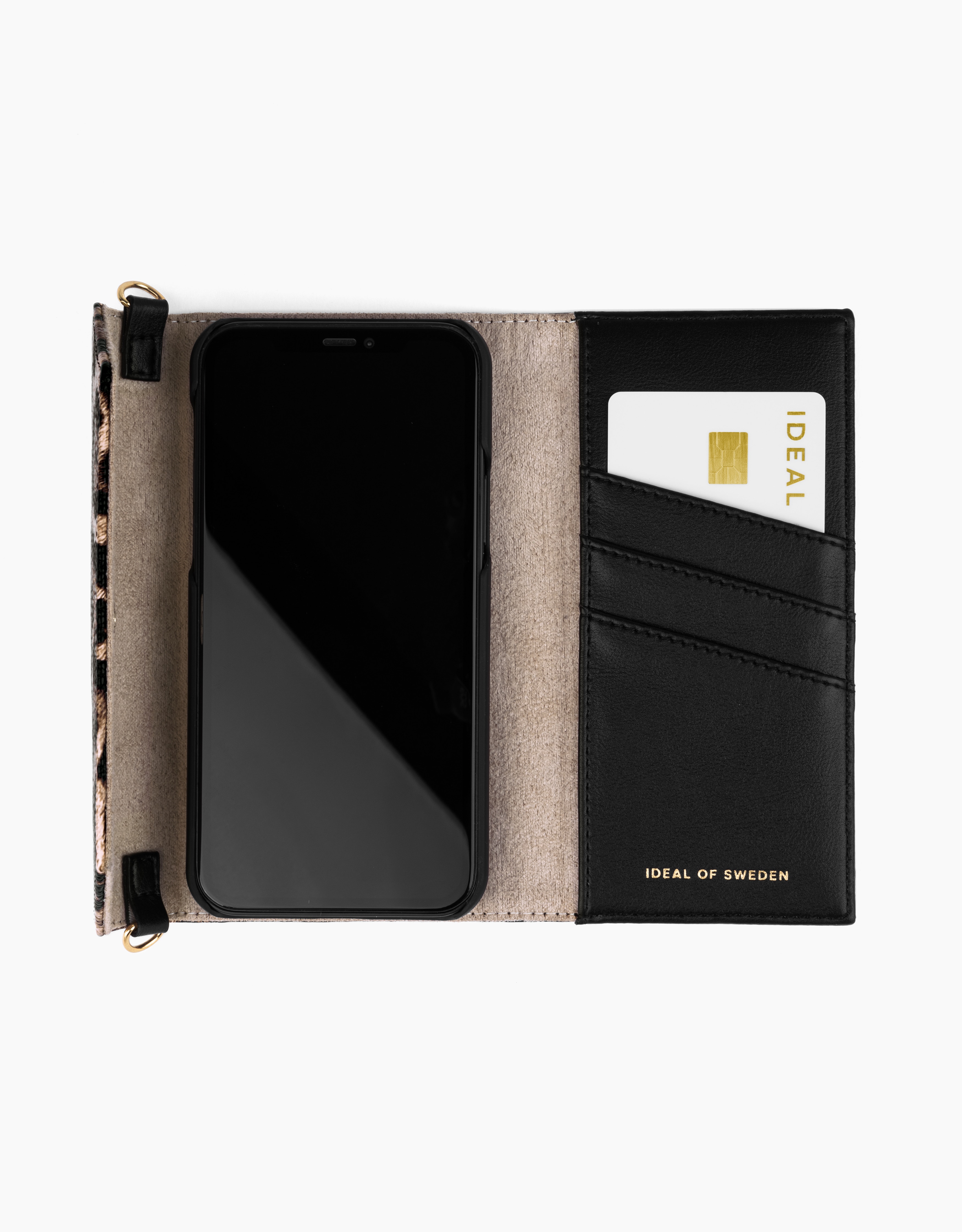 iPhone 13 Pro Cassette Clutch Midnight Leopard