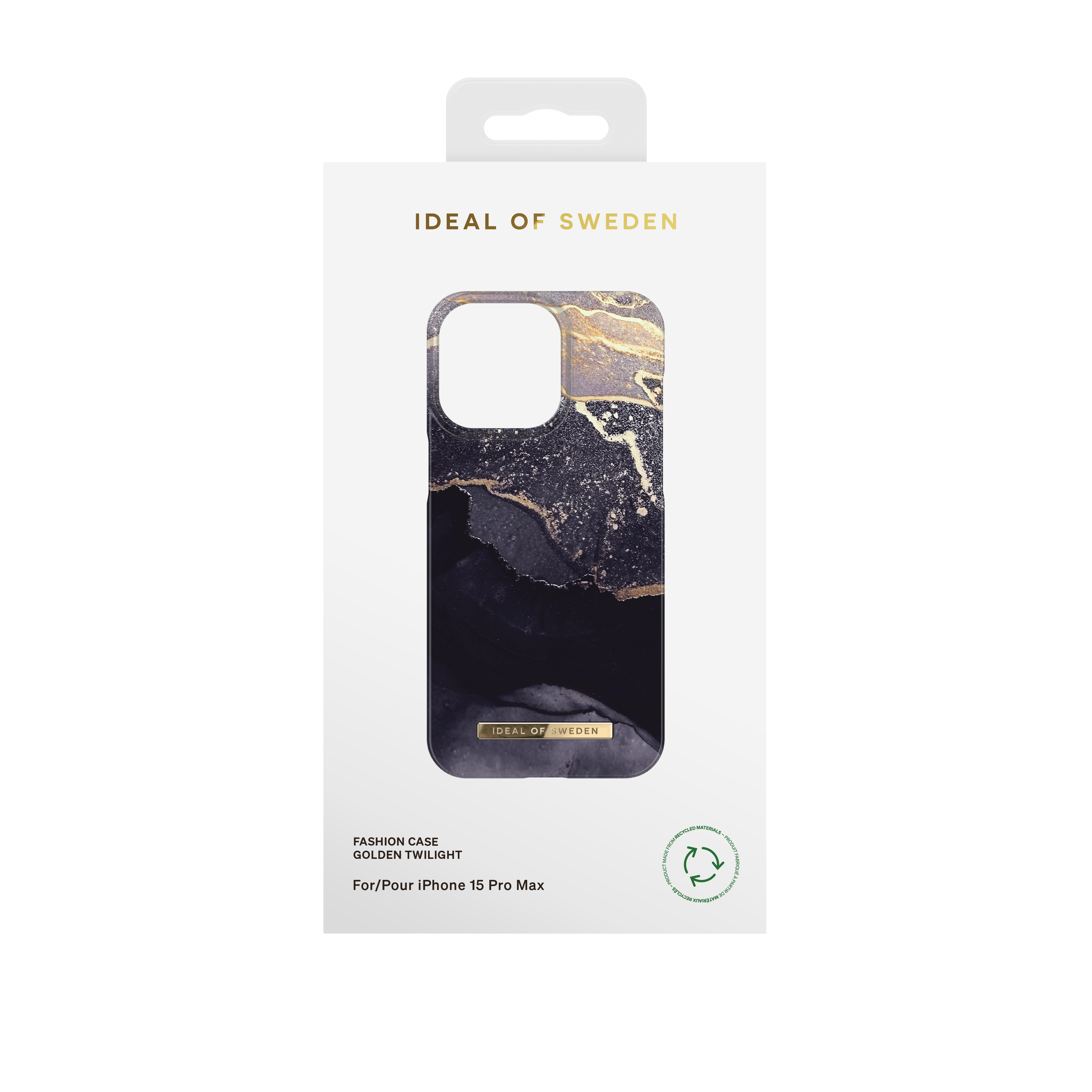 iPhone 15 Pro Max Fashion Case Golden Twilight