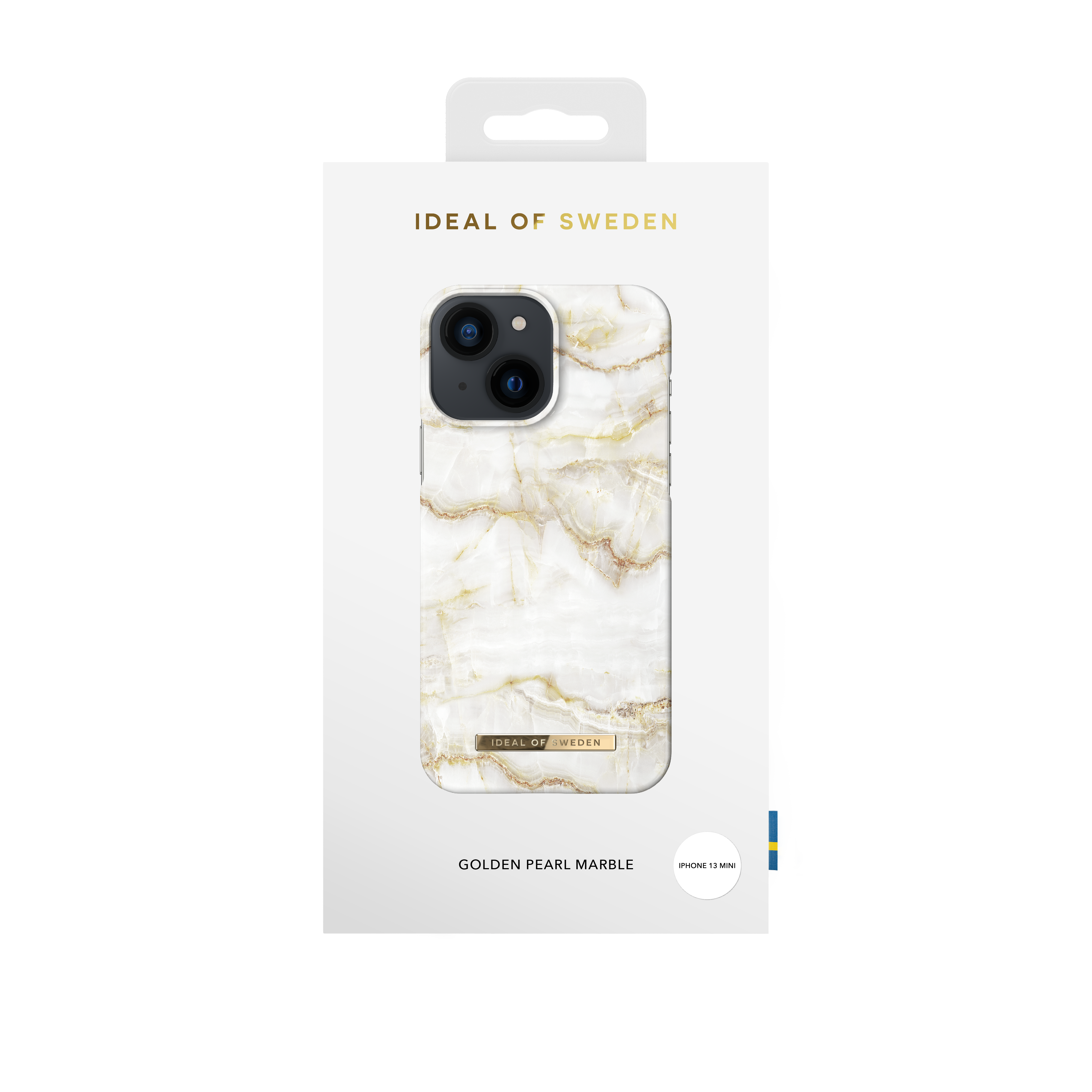 iPhone 13 Mini Fashion Case Golden Pearl Marble