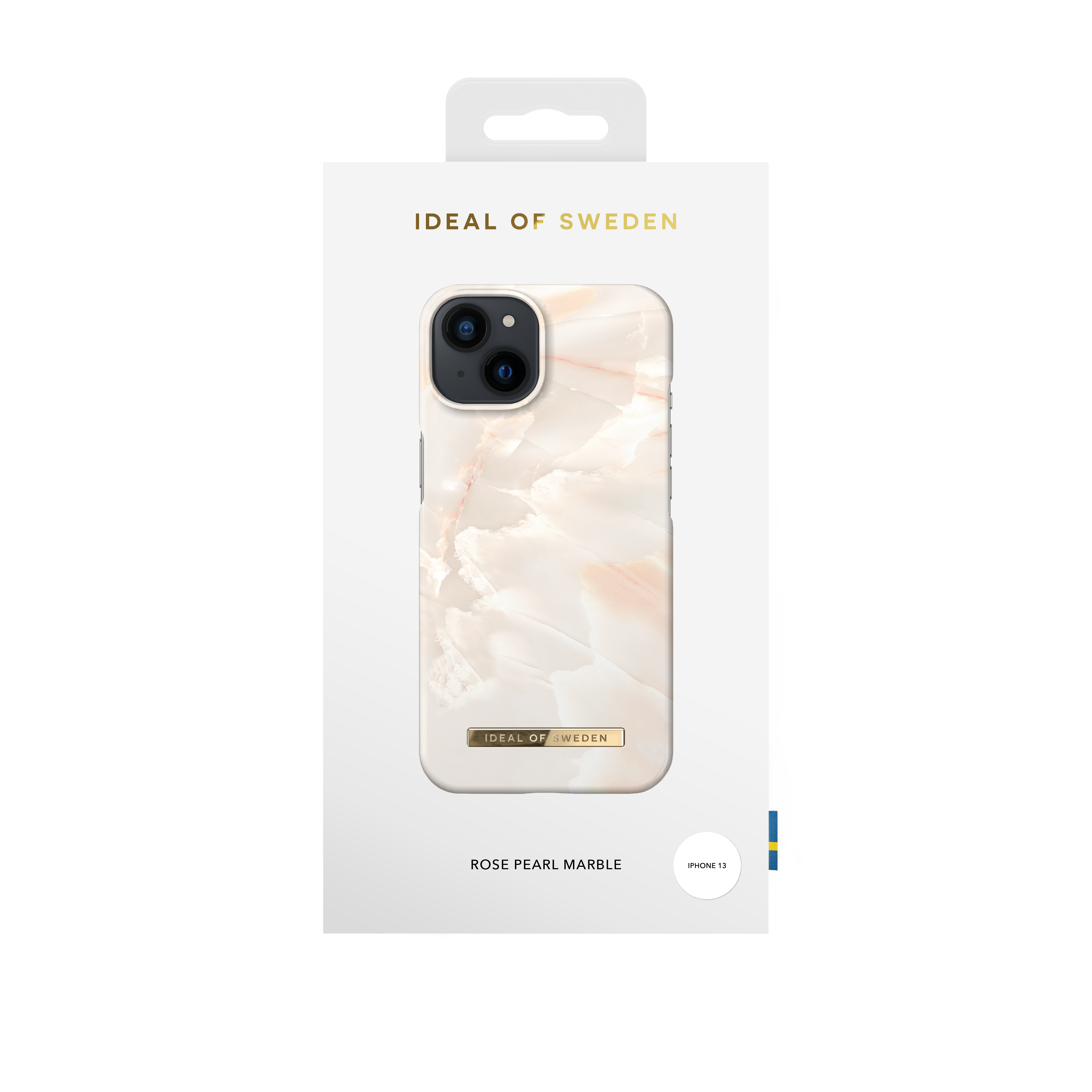 iPhone 13 Fashion Case Rose Pearl Marble