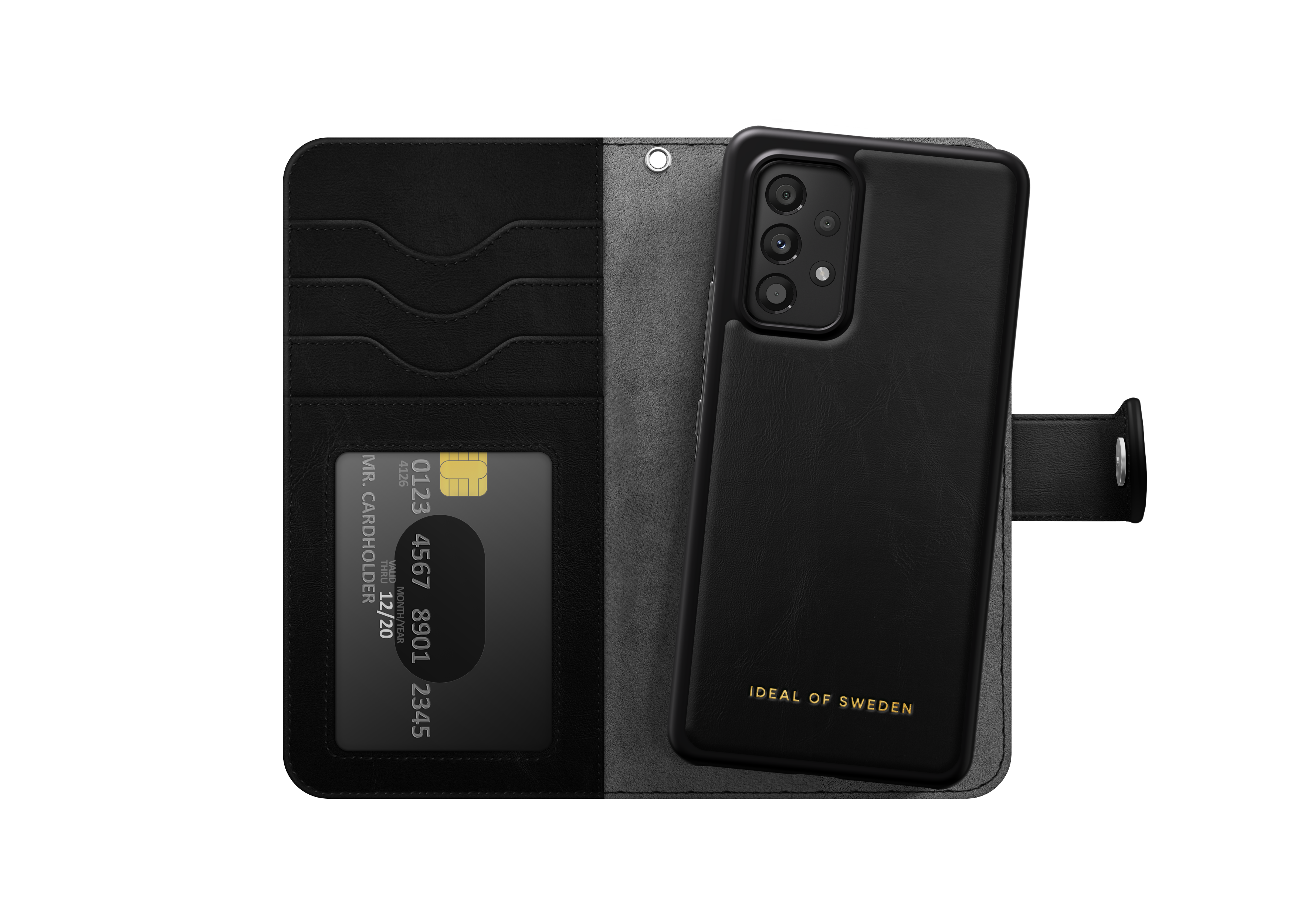 Samsung Galaxy A53 Magnet Wallet+ Cover Black