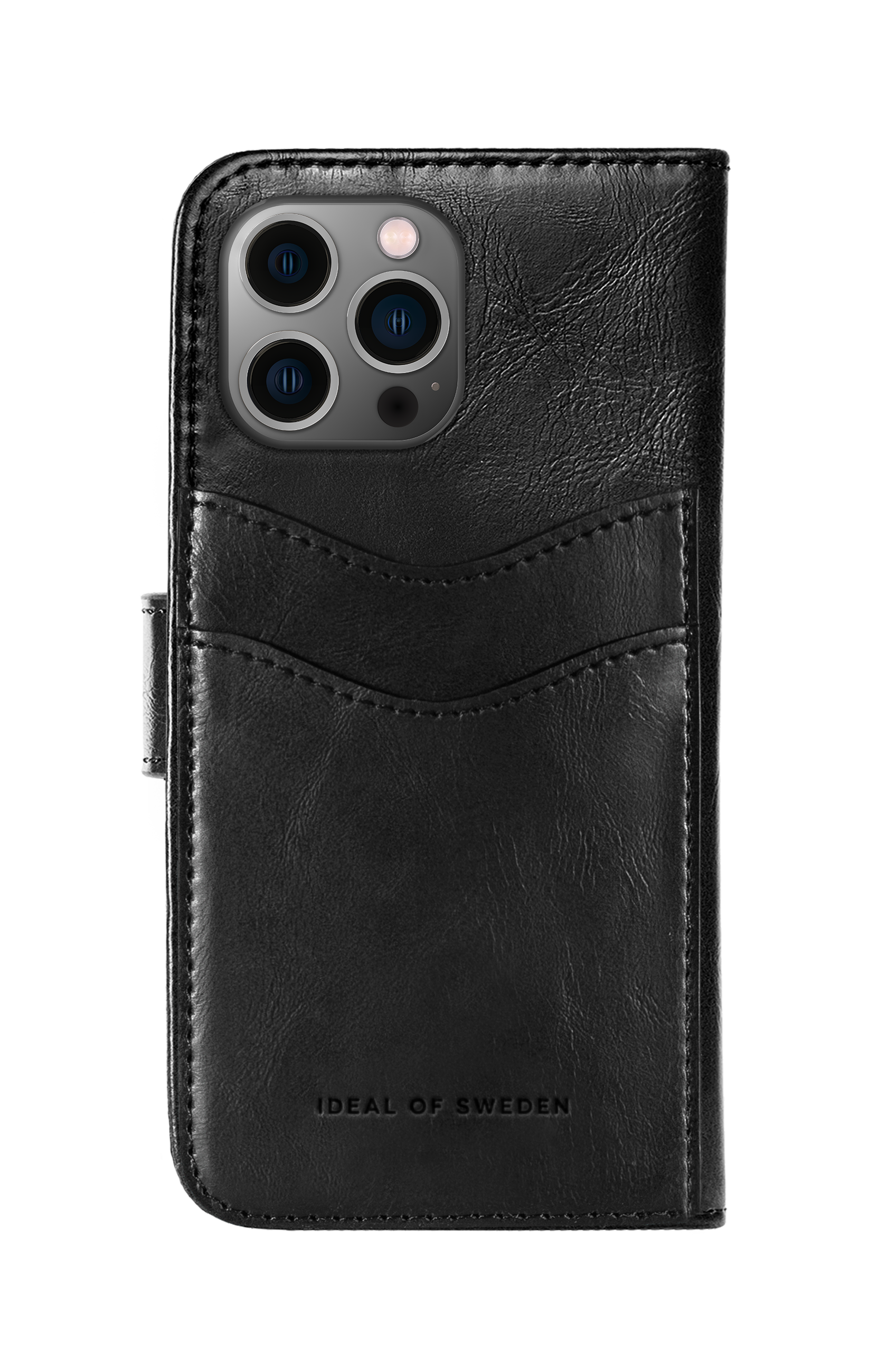 iPhone 12 Pro Max Magnet Wallet+ Cover Black