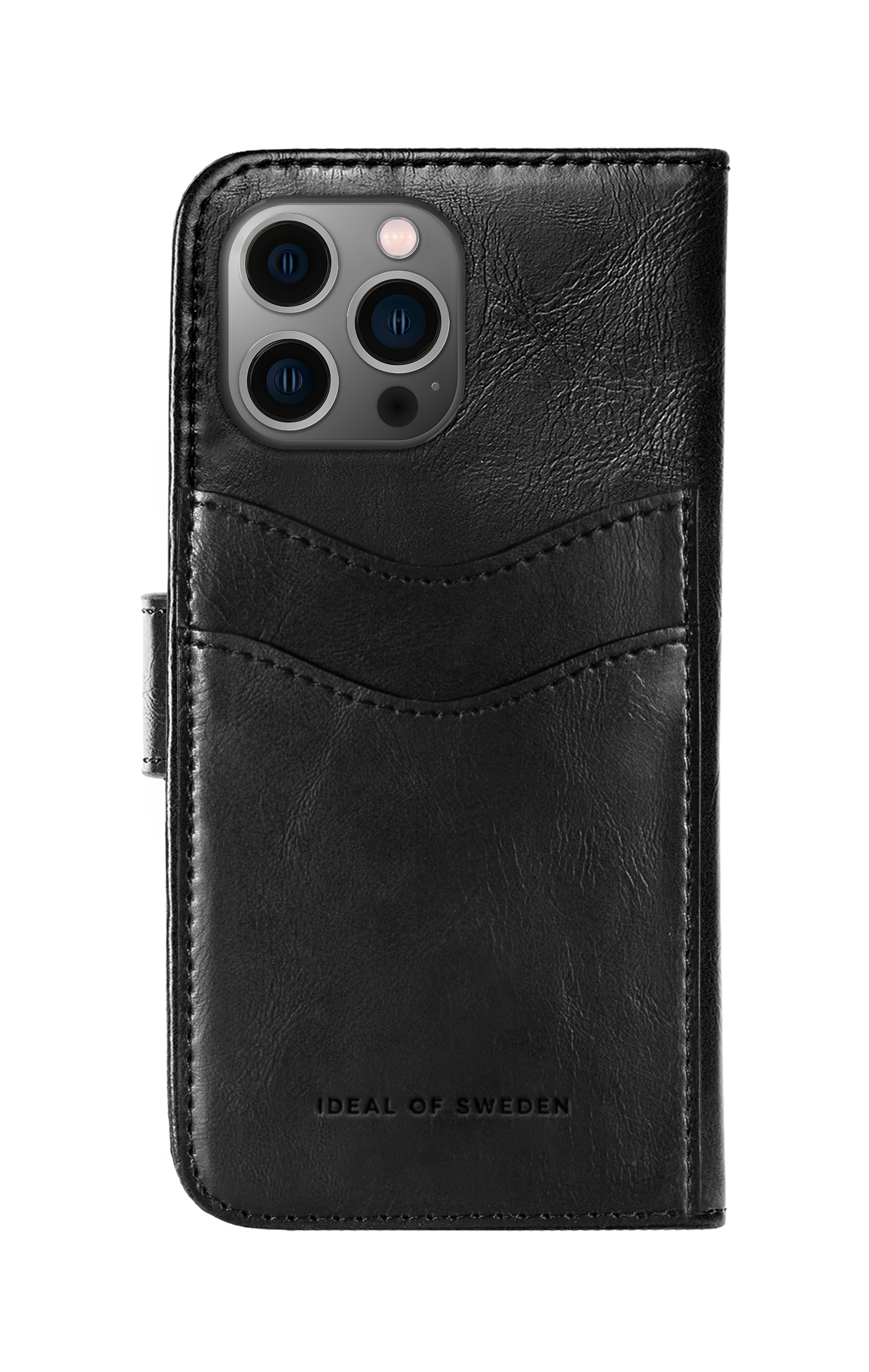 iPhone 14 Pro Magnet Wallet+ Cover Black