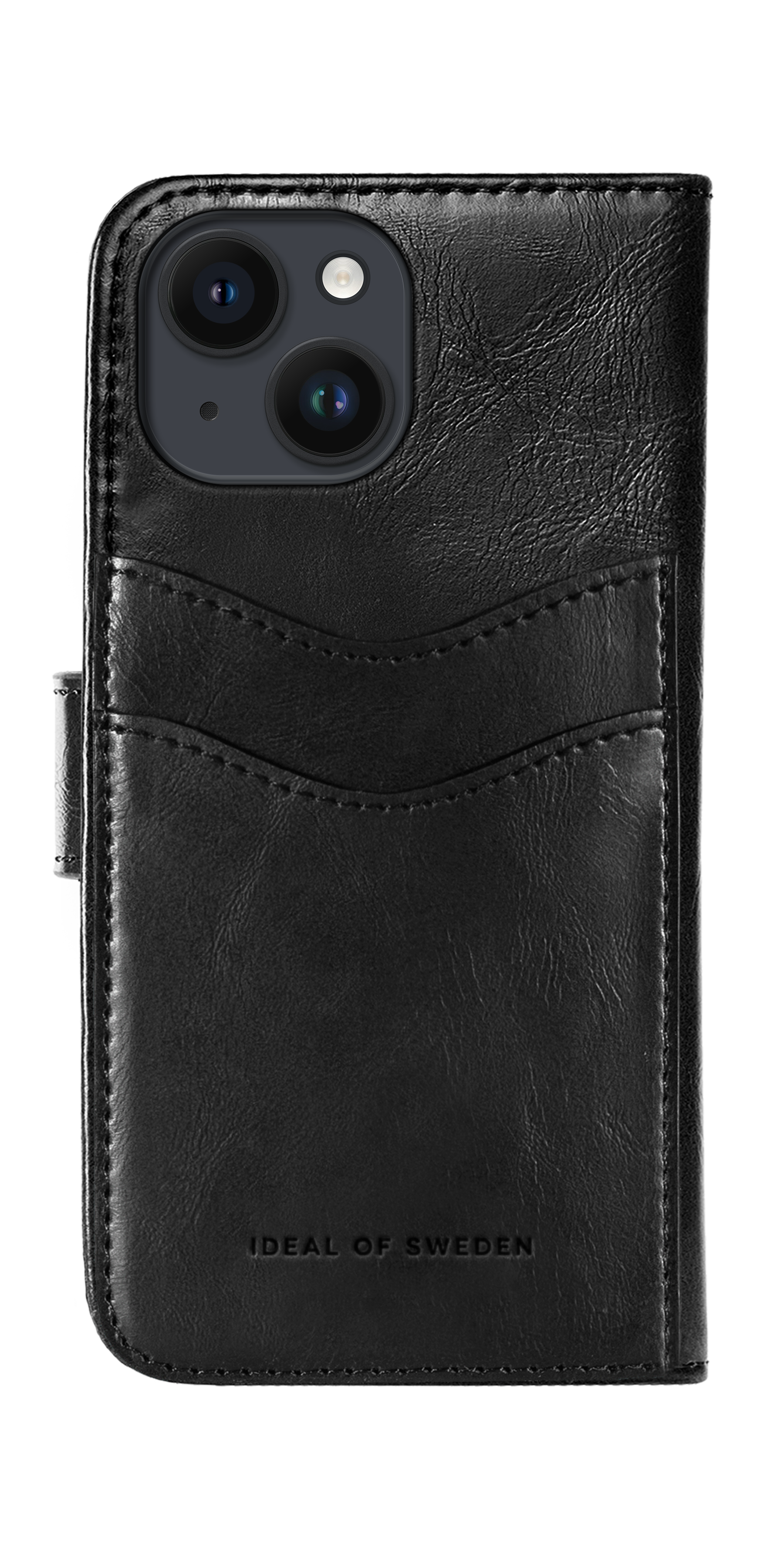 iPhone 14 Plus Magnet Wallet+ Cover Black