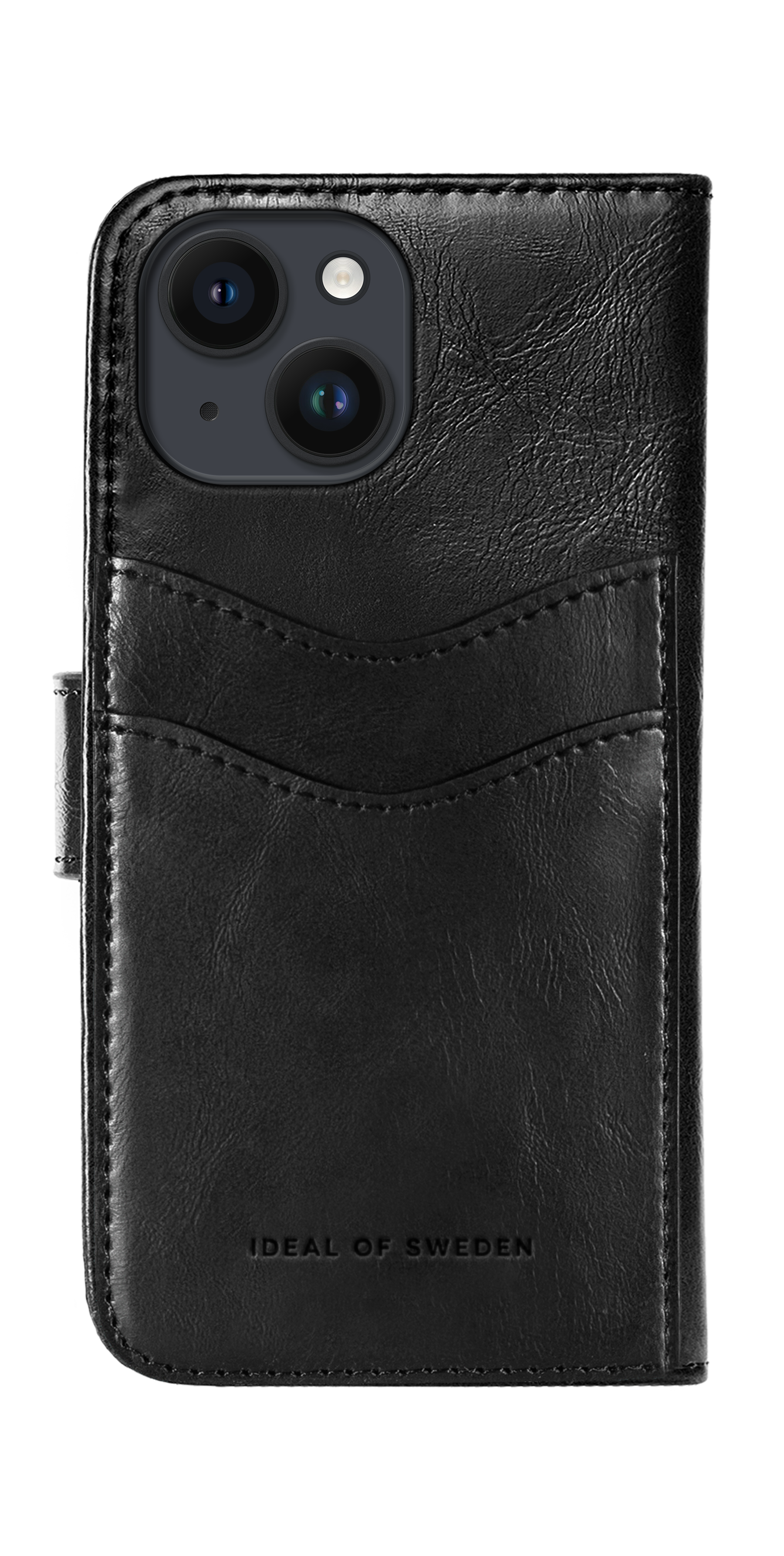 iPhone 14 Magnet Wallet+ Cover Black