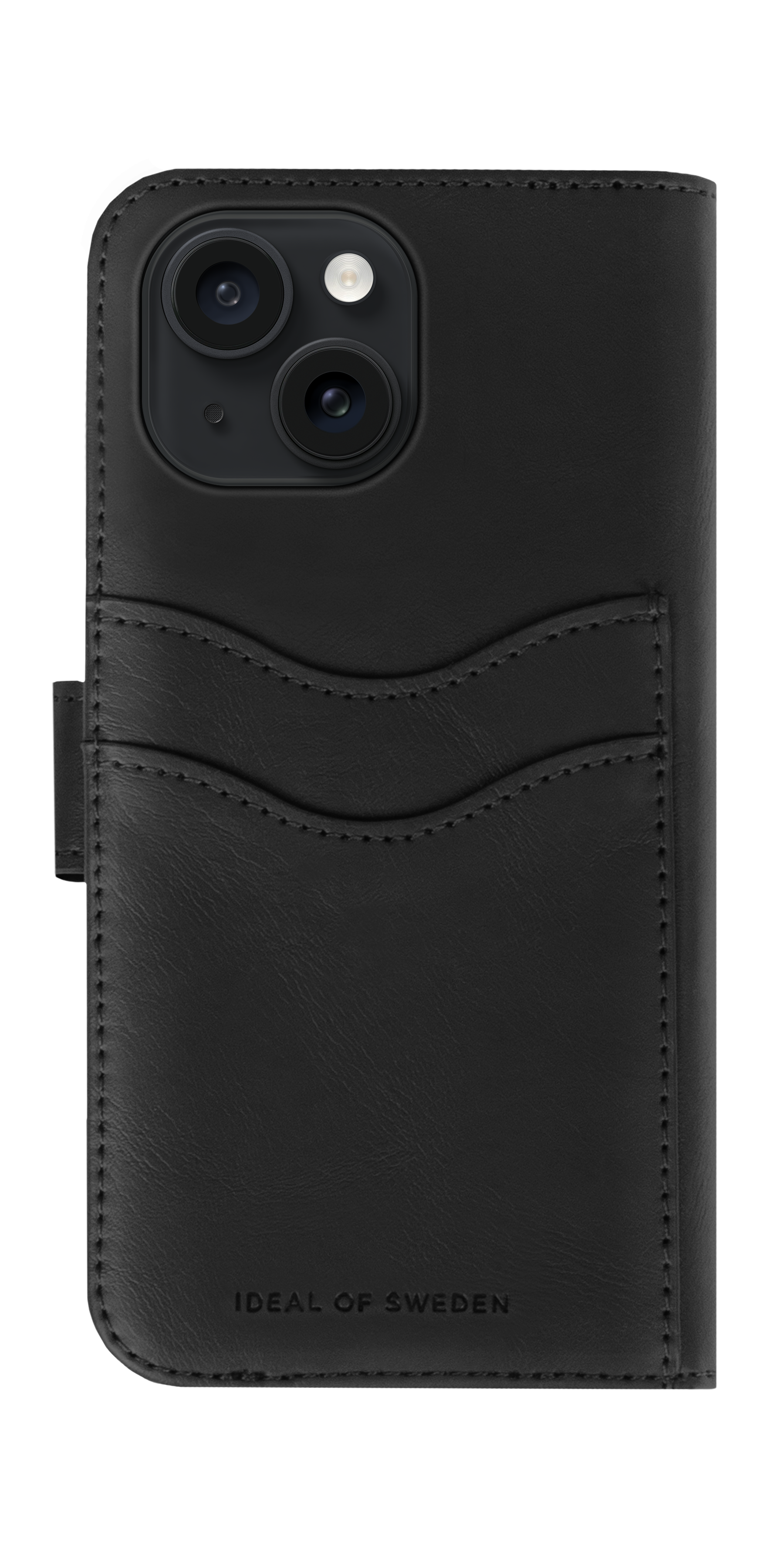 iPhone 15 Plus Magnet Wallet+ Cover Black
