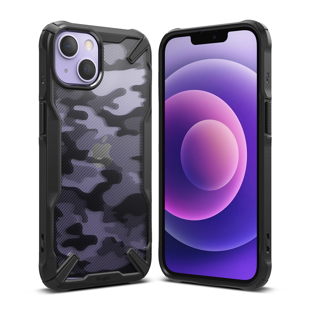 iPhone 13 Mini Fusion X Design Case Camo Black