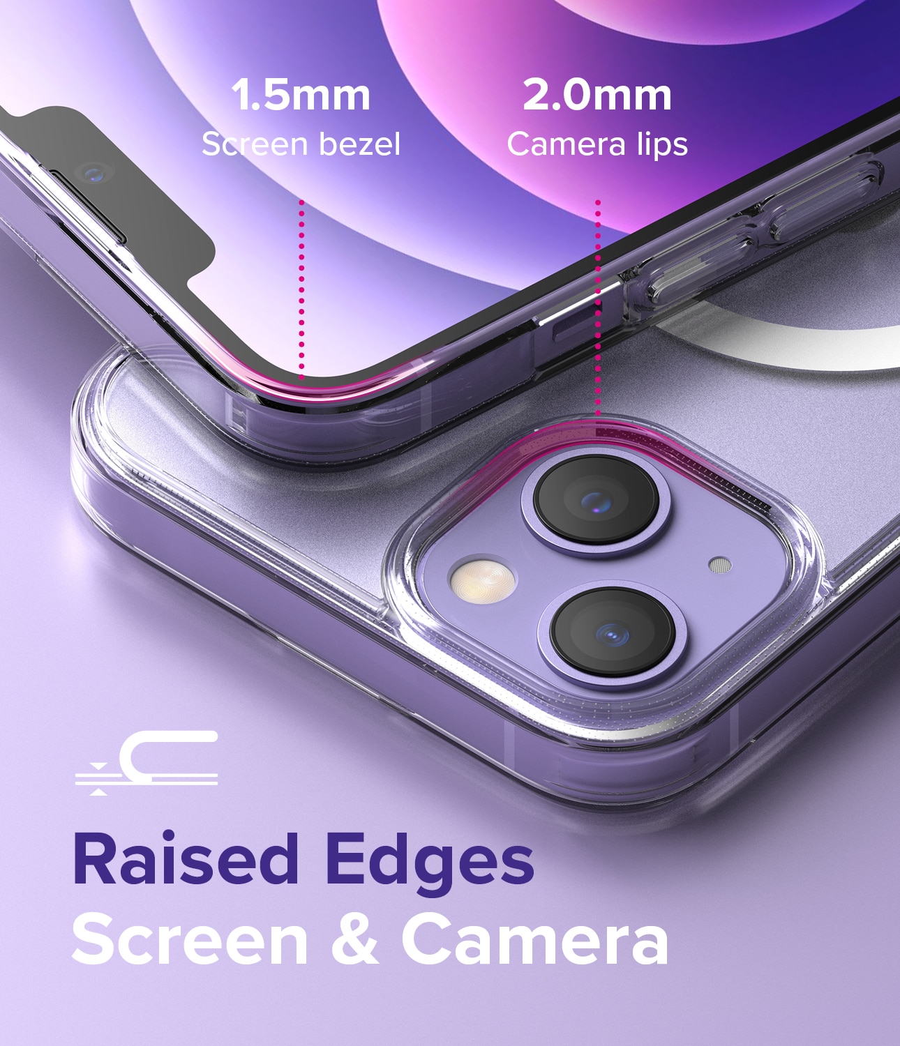 iPhone 13 Mini Fusion Magnetic Case Matte Clear