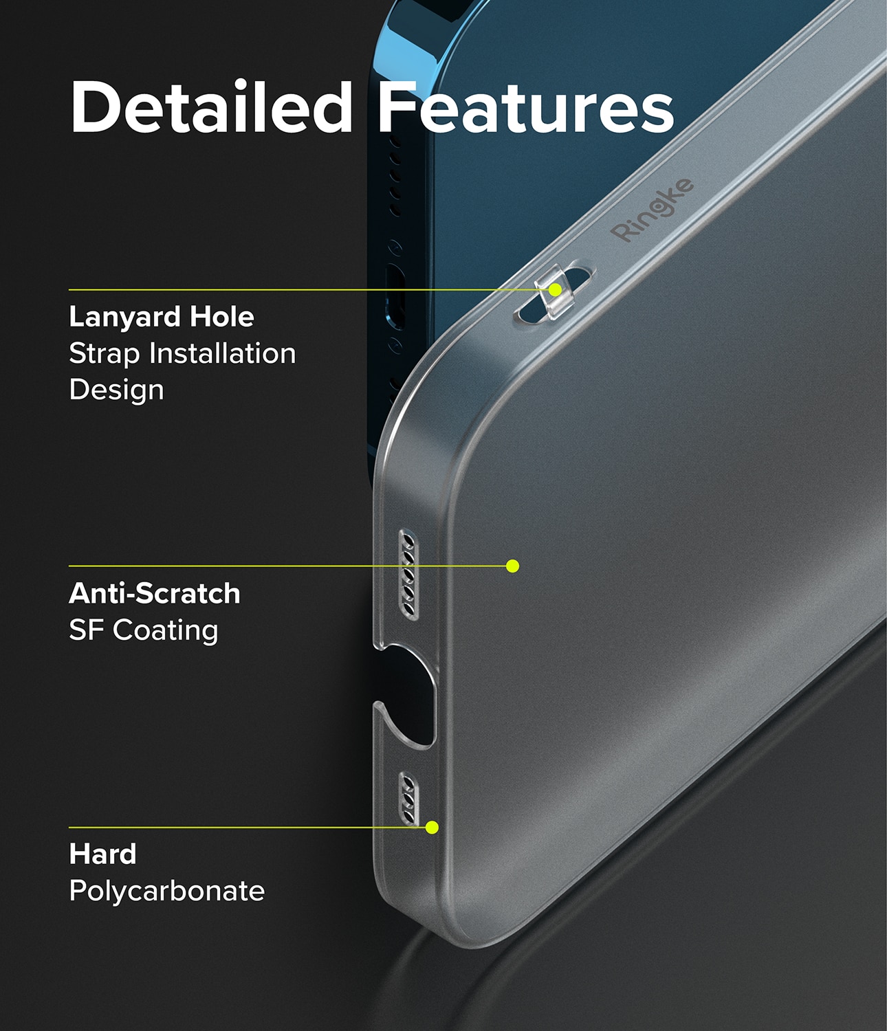 iPhone 13 Pro Slim Case Matte Clear