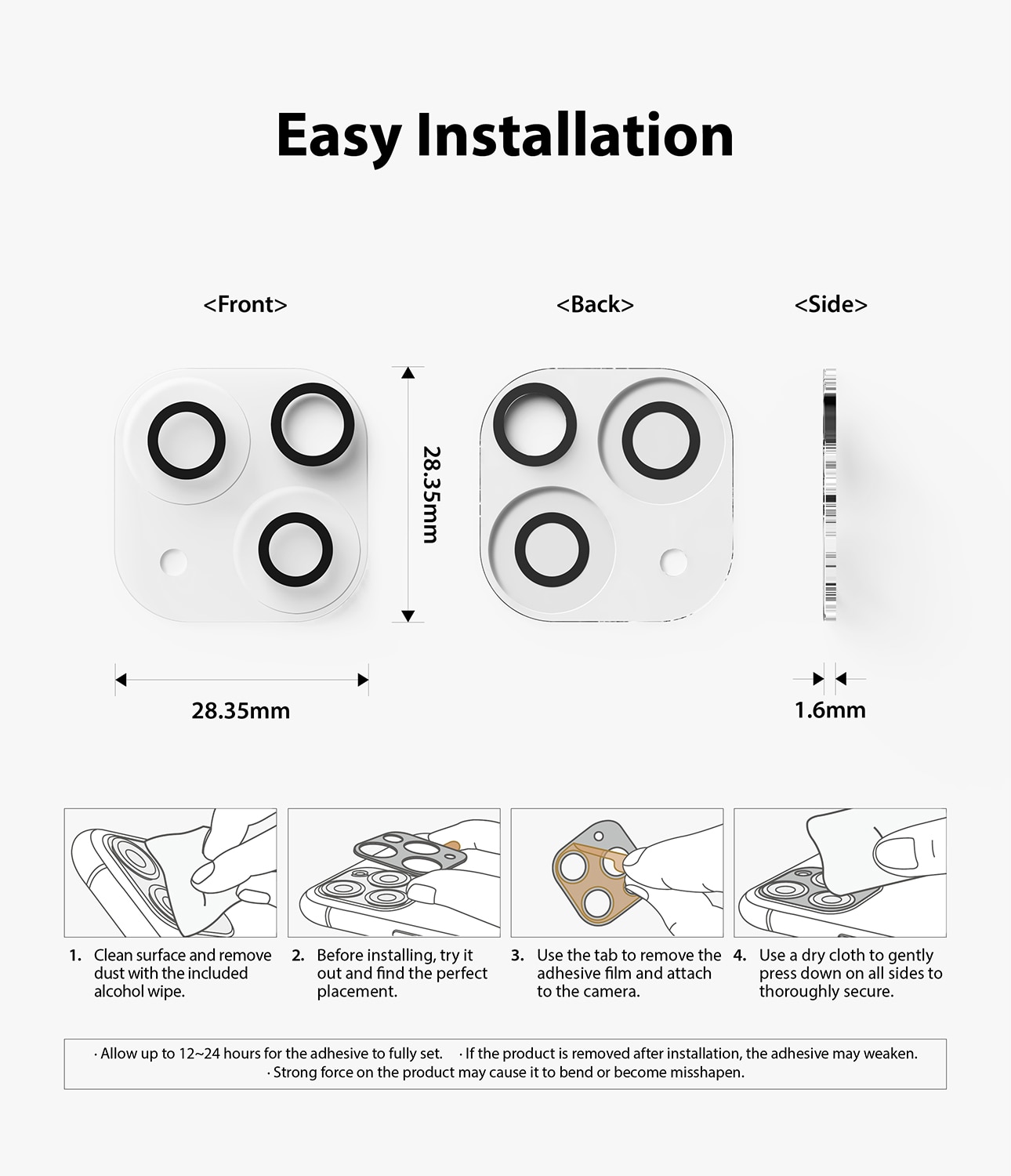 iPhone 13 Mini Camera Protector Glass (2-pack)