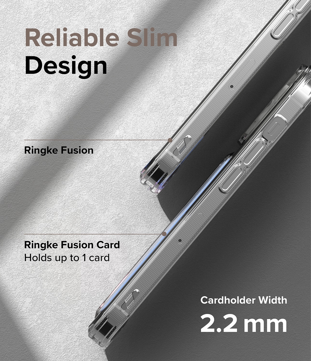 iPhone 14 Pro Max Fusion Card Case Transparent
