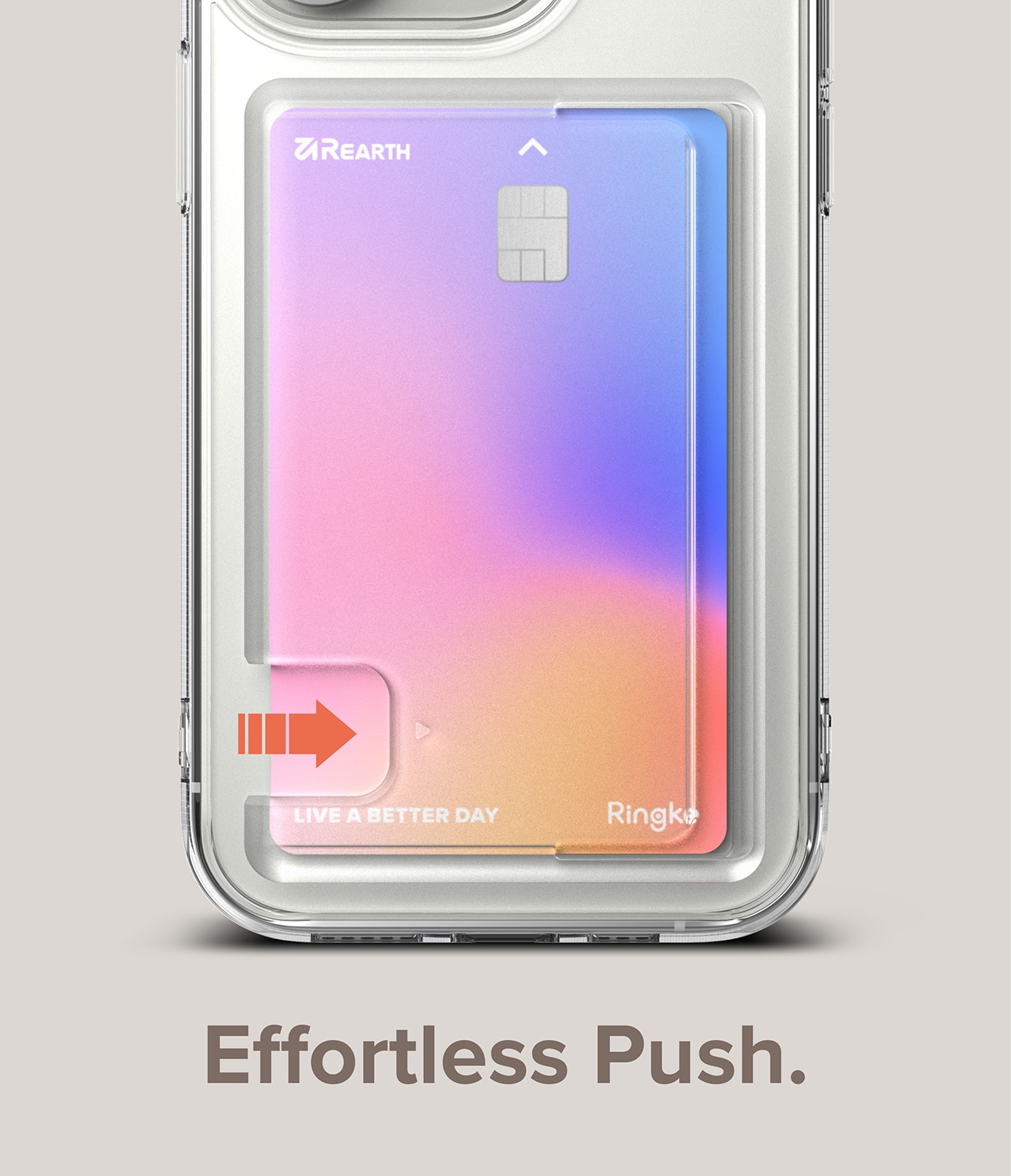 iPhone 14 Pro Max Fusion Card Case Transparent