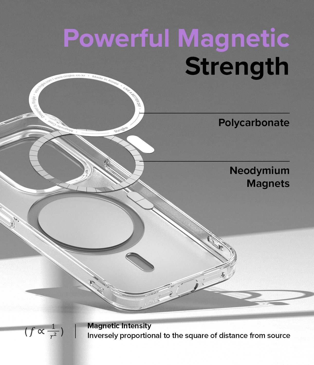 iPhone 14 Pro Max Fusion Magnetic Case Transparent
