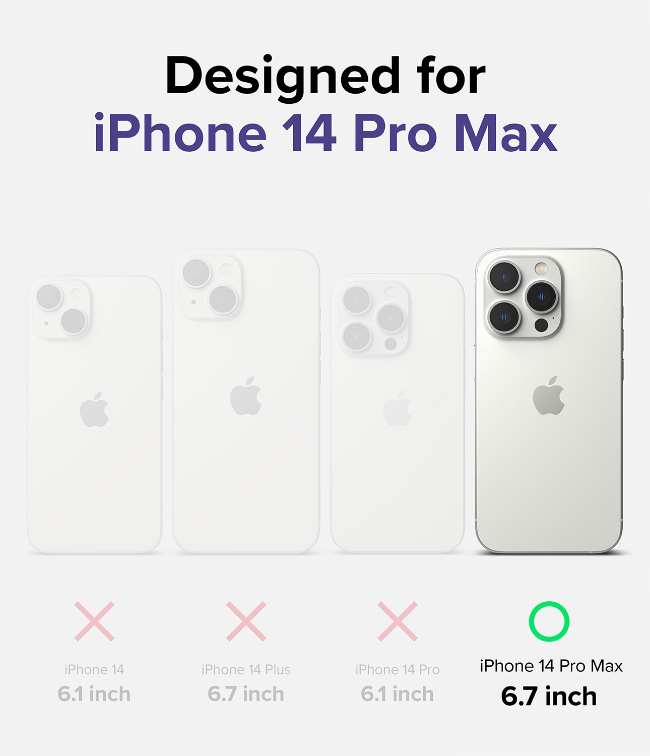 iPhone 14 Pro Max Slim Case Clear
