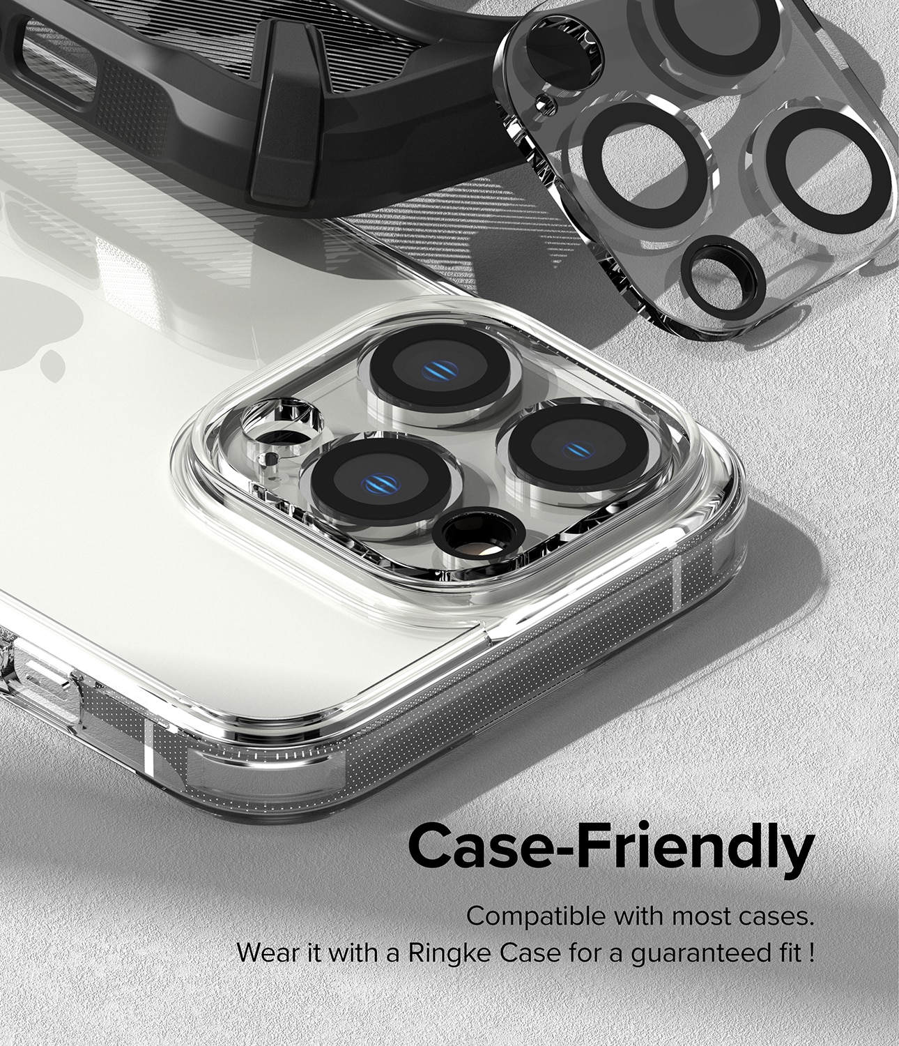 iPhone 14 Pro Camera Protector Glass (2-pack) Transparent