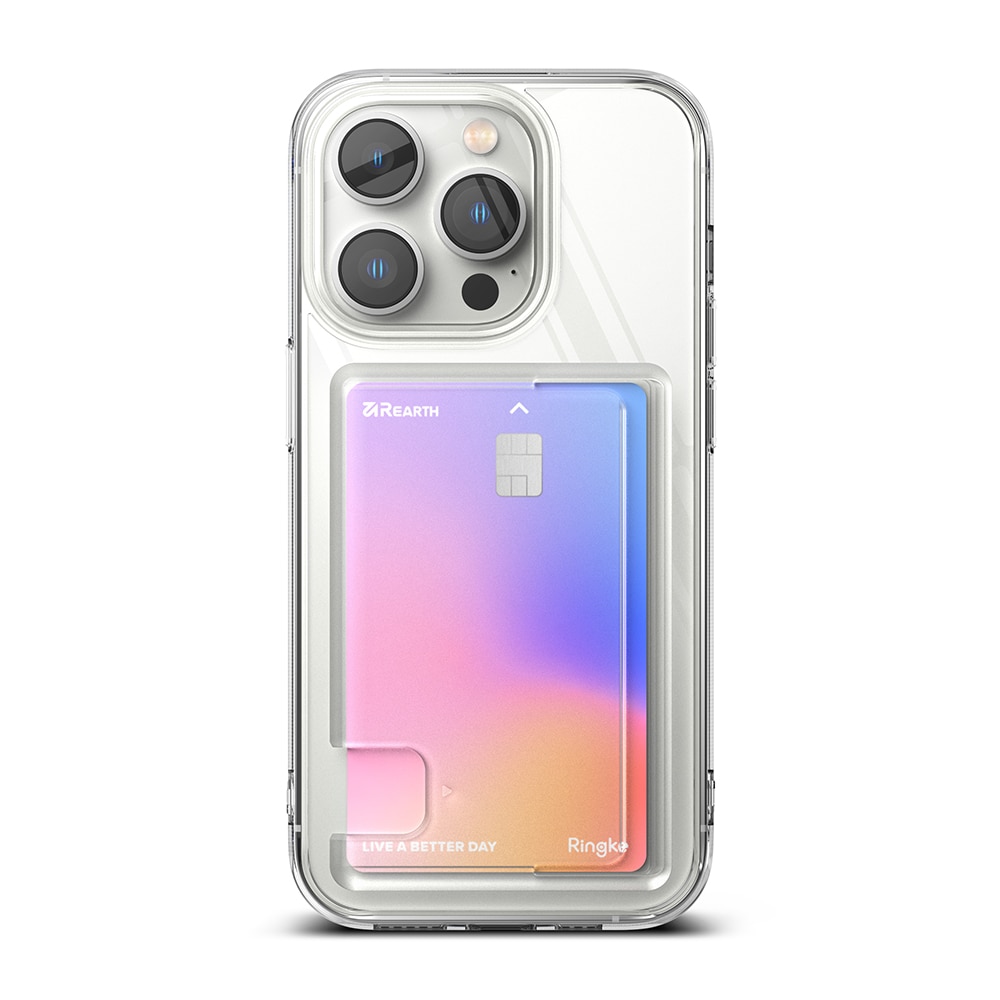 iPhone 14 Pro Fusion Card Case Transparent