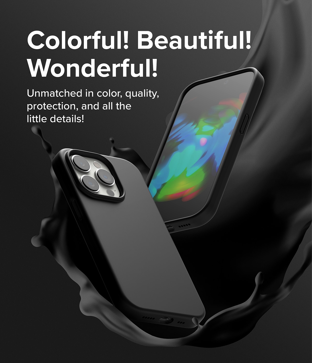iPhone 14 Pro Silicone Case Black