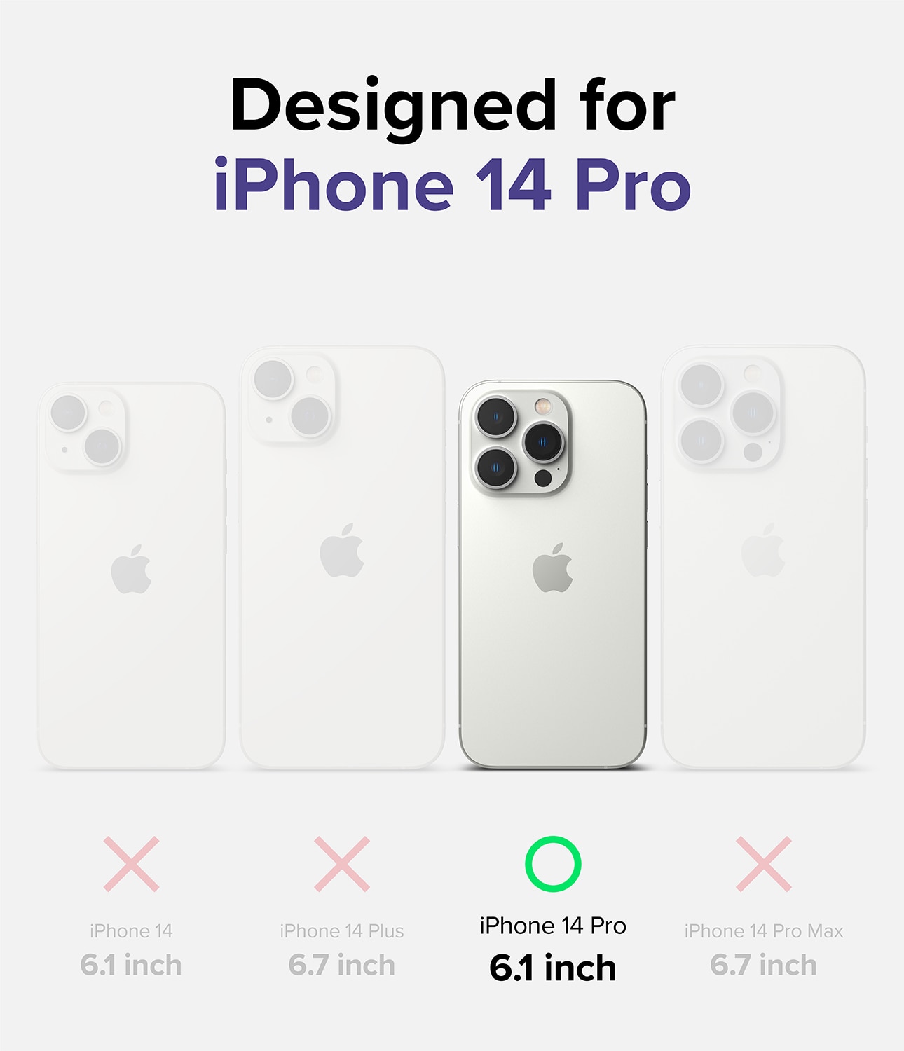 iPhone 14 Pro Slim Case Clear