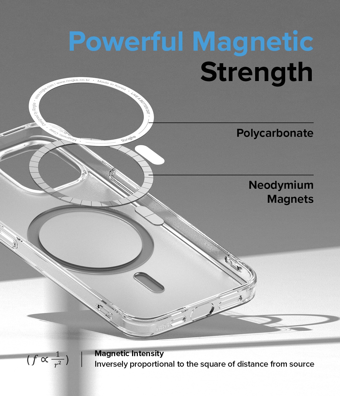 iPhone 14 Plus Fusion Magnetic Case Transparent