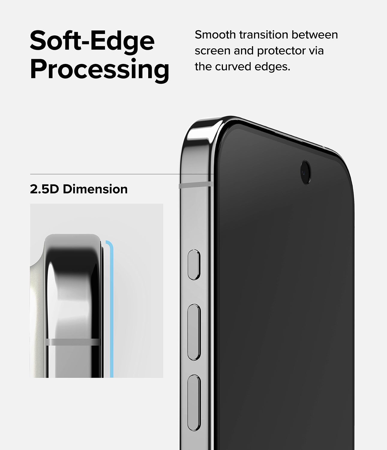 iPhone 15 Pro Privacy Screen Protector Glass