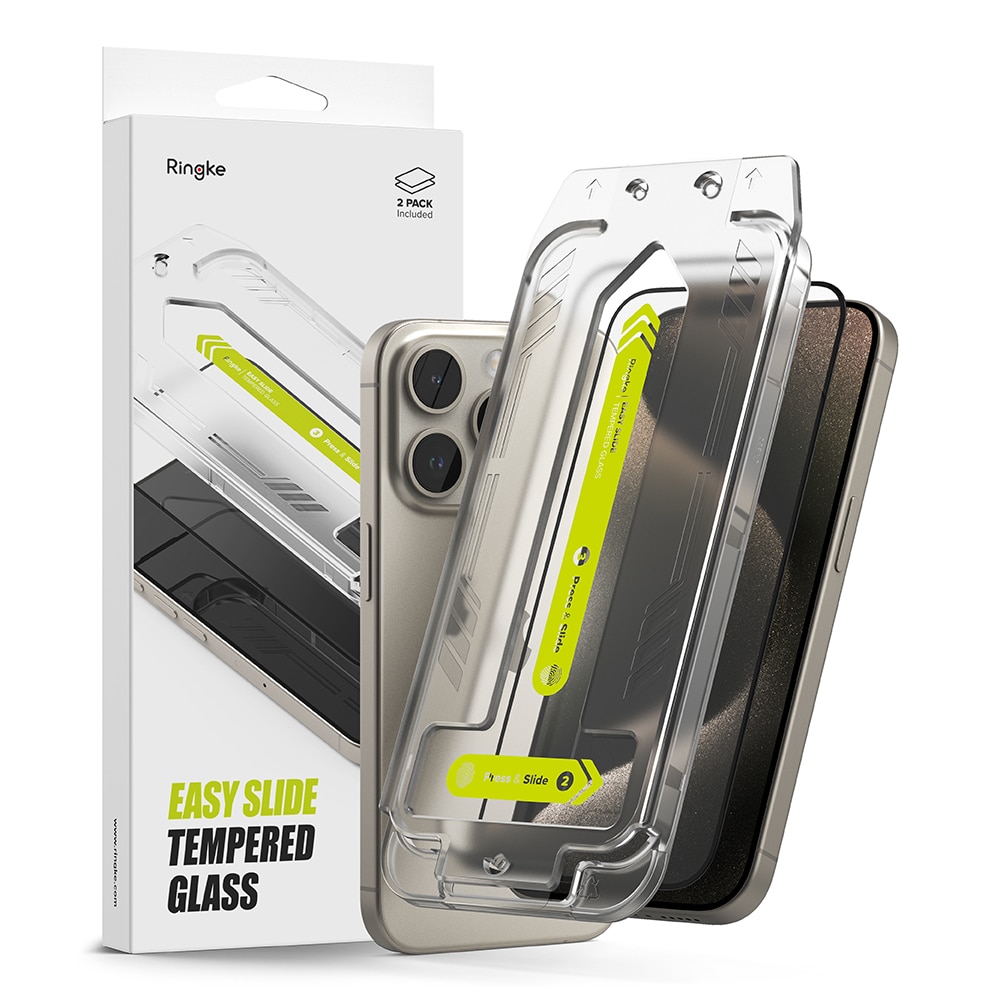 iPhone 15 Pro Max Easy Slide Glass (2-pack)