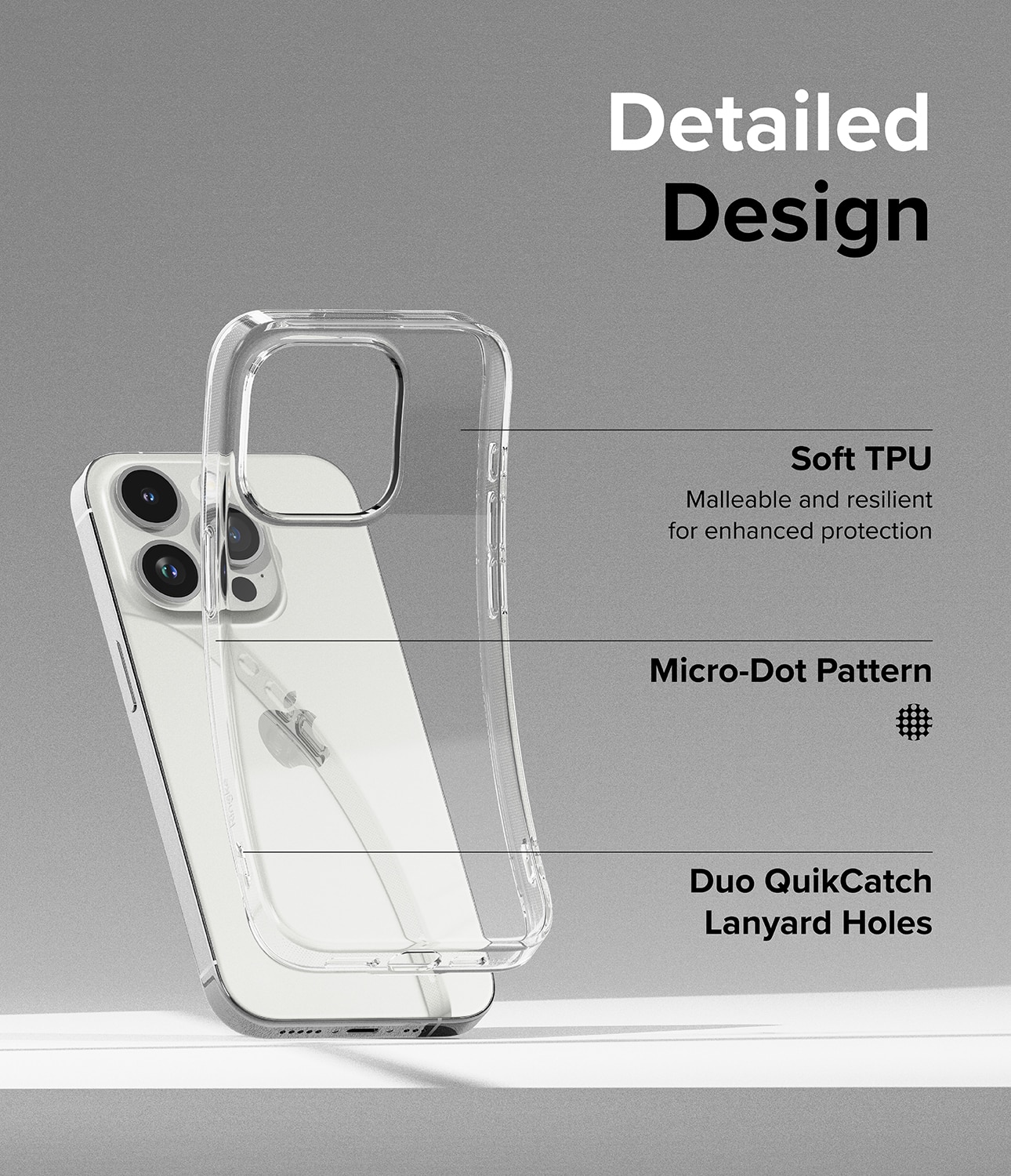 iPhone 15 Pro Air Case Clear