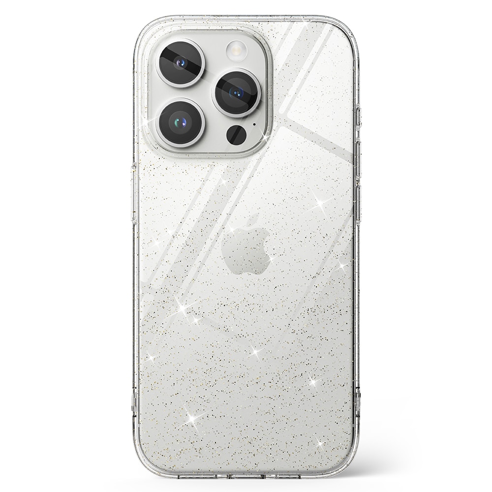 iPhone 15 Pro Air Case Glitter Clear