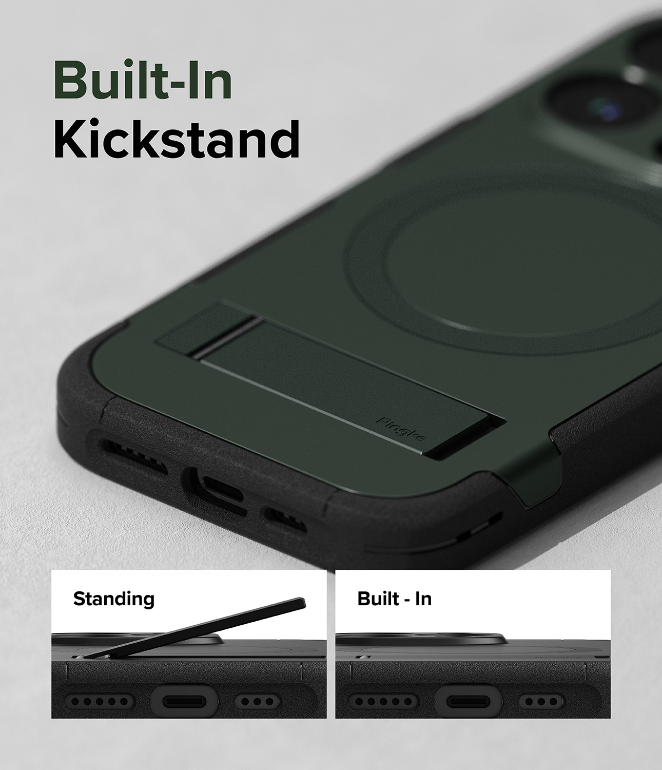 iPhone 15 Pro Alles Magnetic Case Dark Green